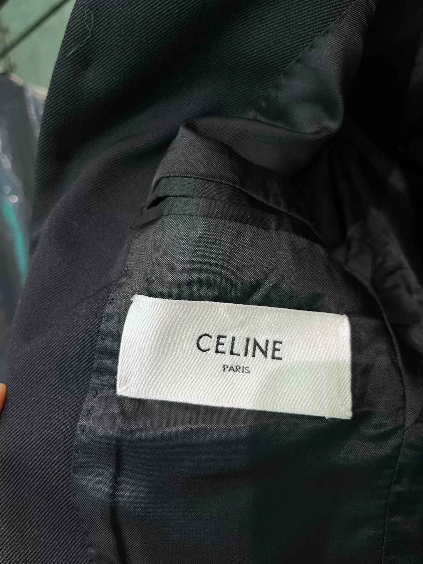 Celine Celine Black Stand-Collar Coat Size 36 Size XS / US 0-2 / IT 36-38 - 4 Thumbnail