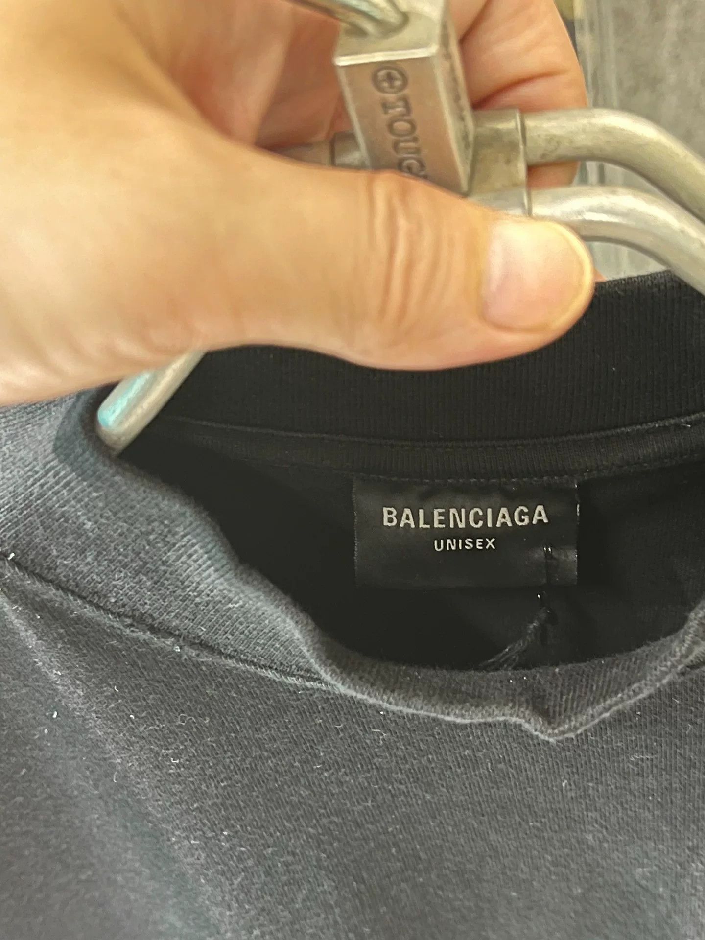 Balenciaga Balenciaga FW23 Distressed Print T-shirt Size S / US 4 / IT 40 - 4 Thumbnail