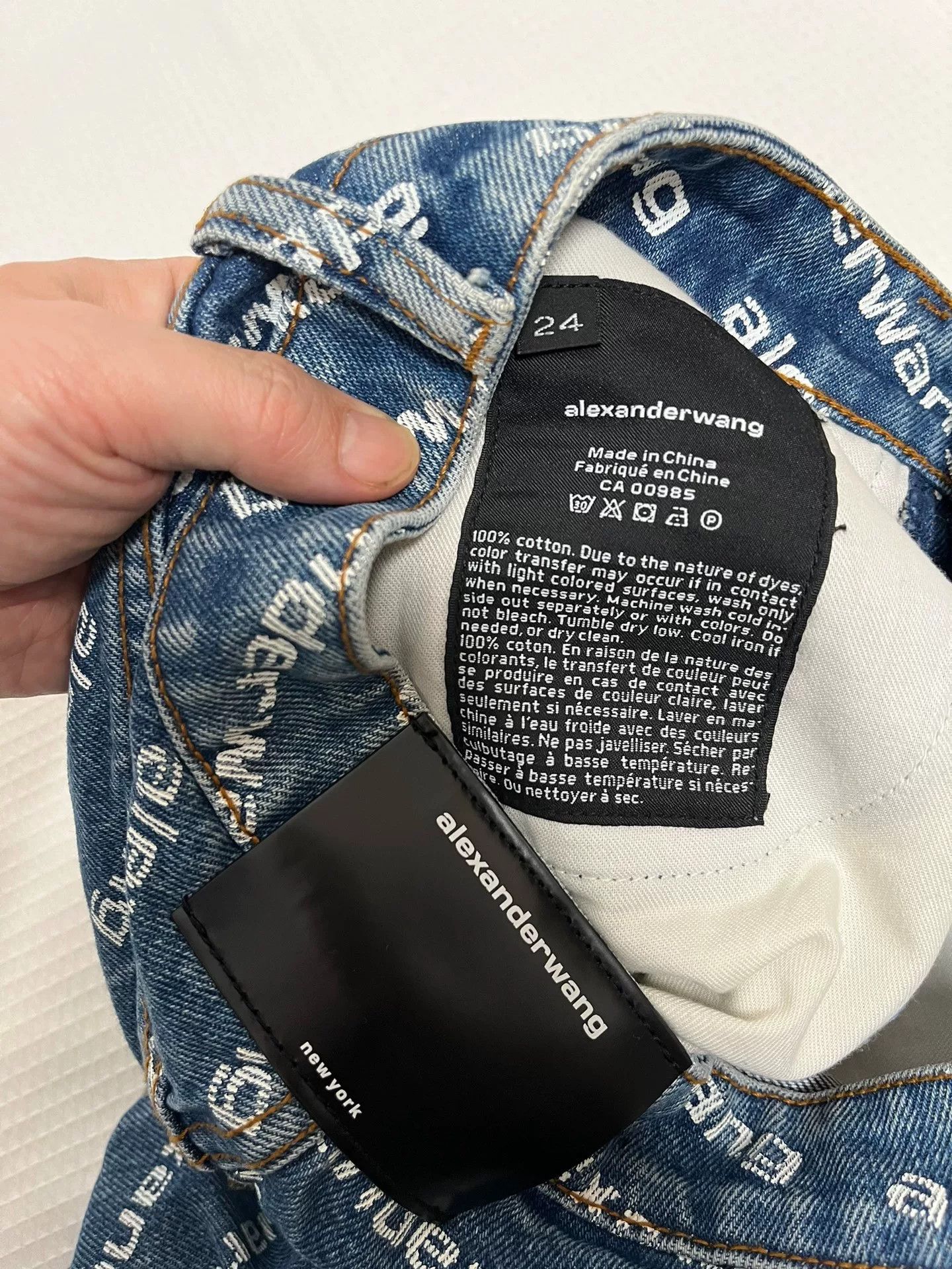 Alexander Wang Alexander Wang Jeans Size 24 Size 24" / US 00 / IT 34 - 3 Thumbnail