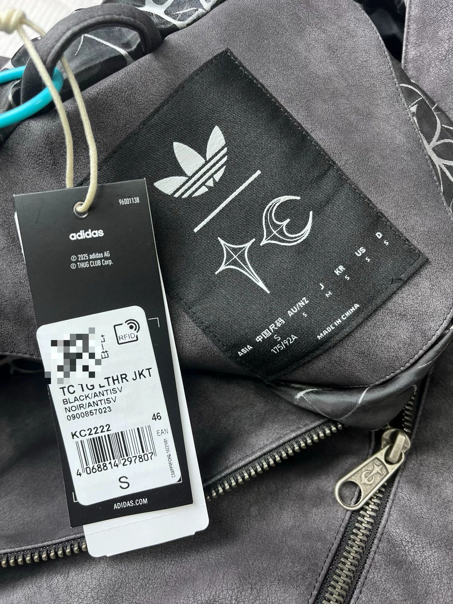 Adidas adidas originals x THUG CLUB LTHR JKT Size US S / EU 44-46 / 1 - 5 Thumbnail