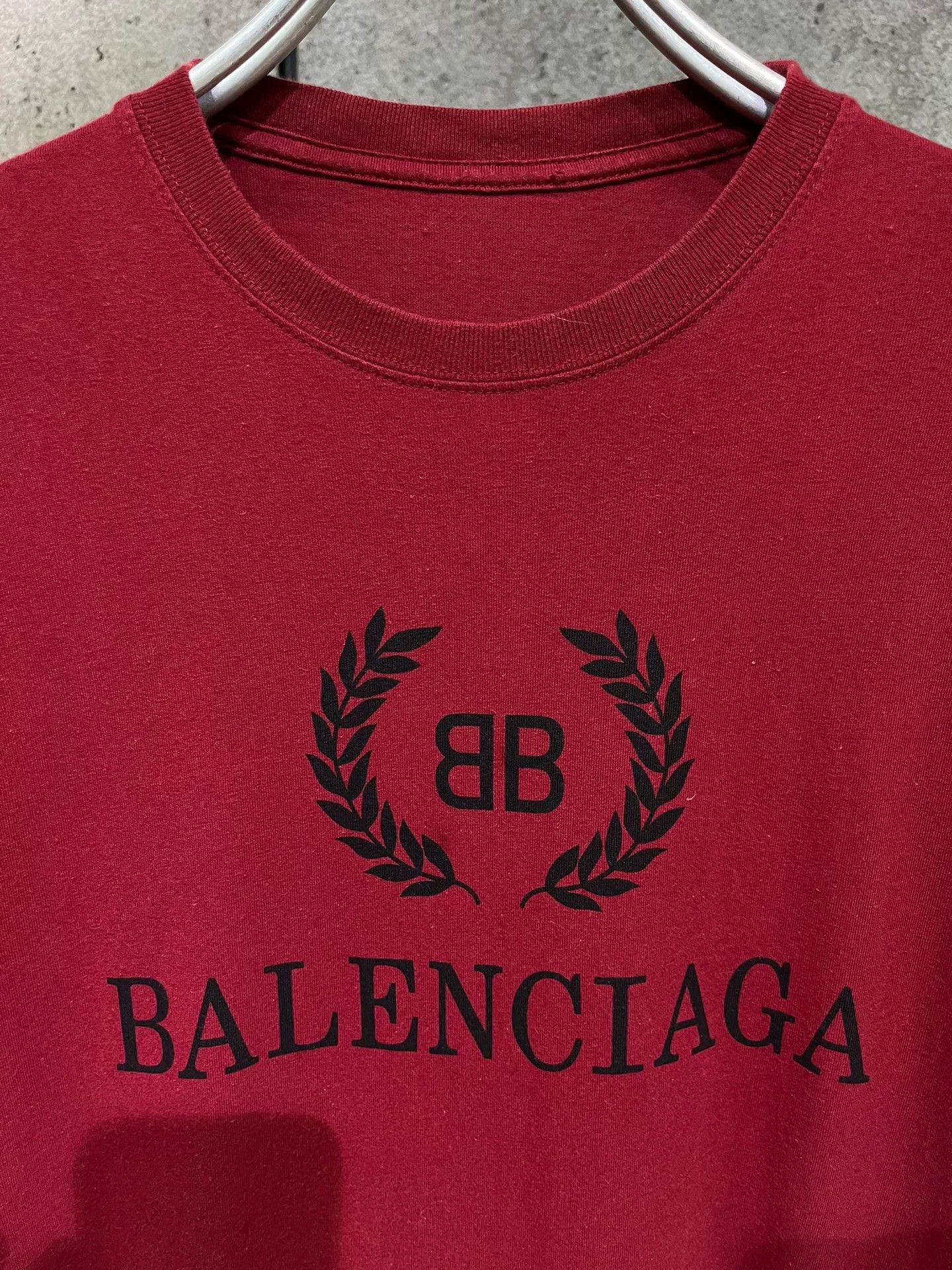 Balenciaga Balenciaga Red Wheat Short Sleeve S Size US S / EU 44-46 / 1 - 2 Thumbnail