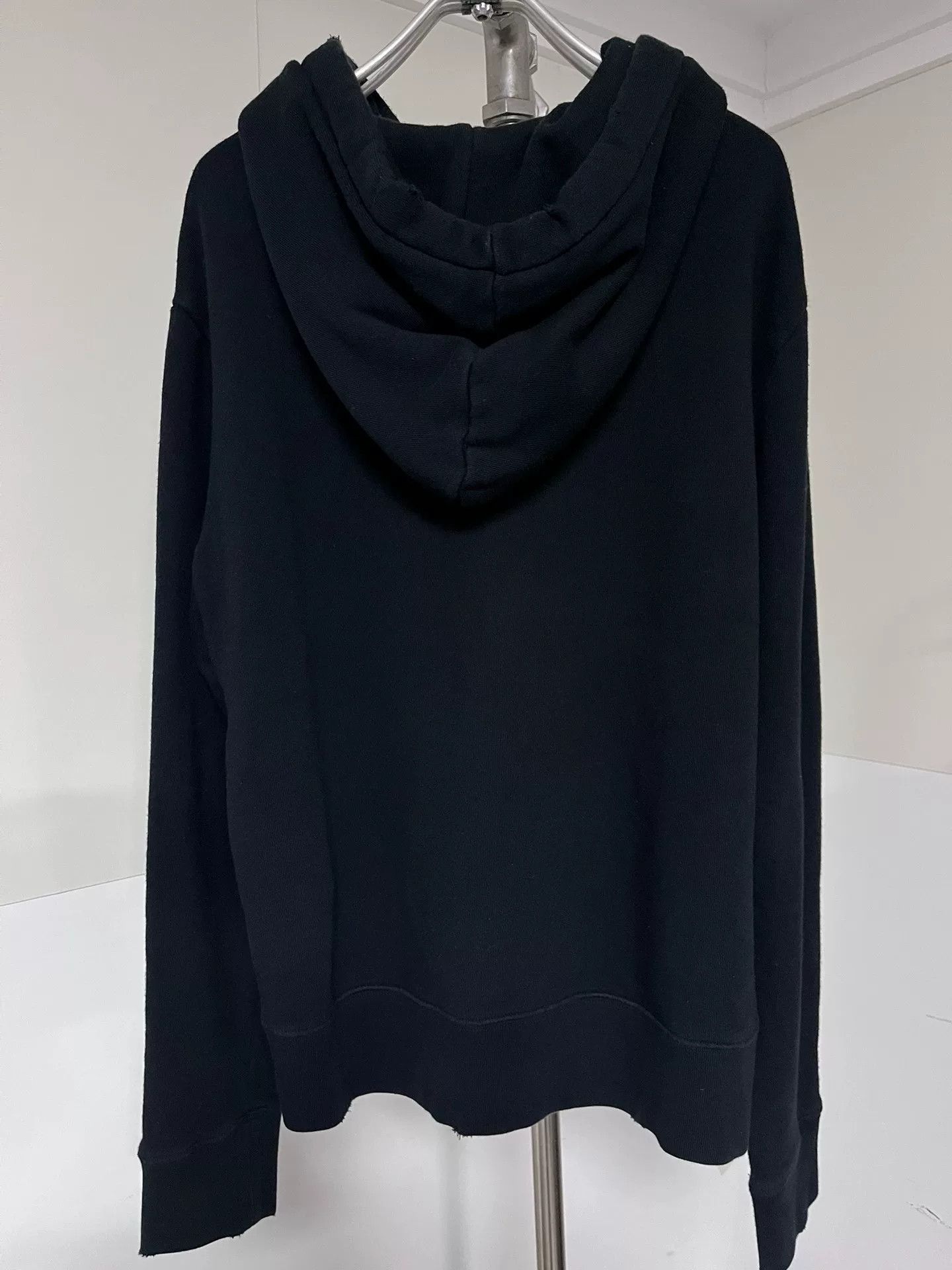 Gucci Gucci Black Square Distressed Hoodie S Size US S / EU 44-46 / 1 - 5 Thumbnail