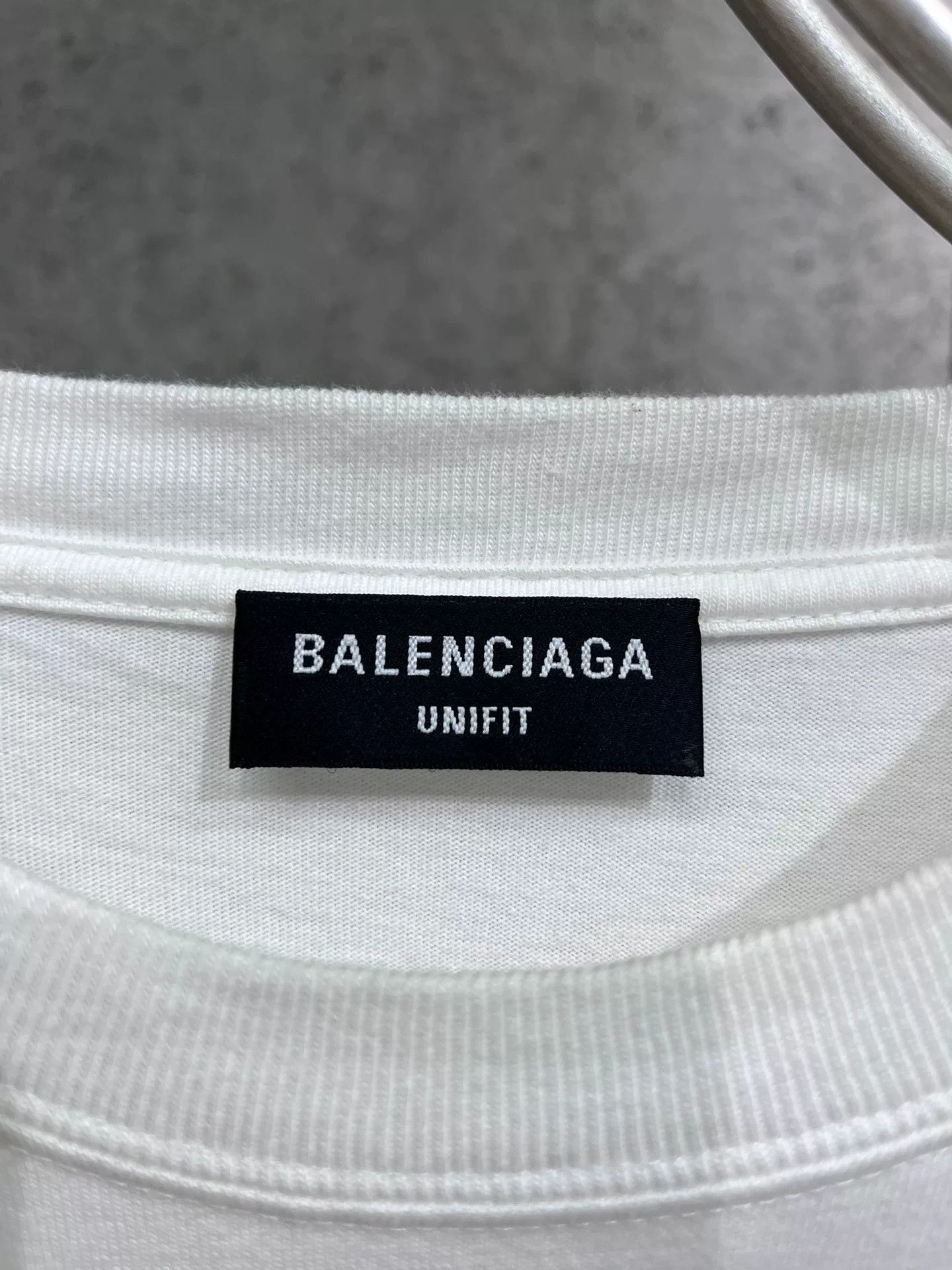 Balenciaga Balenciaga White Oversized Scissors Short-Sleeve S Size US S / EU 44-46 / 1 - 3 Thumbnail