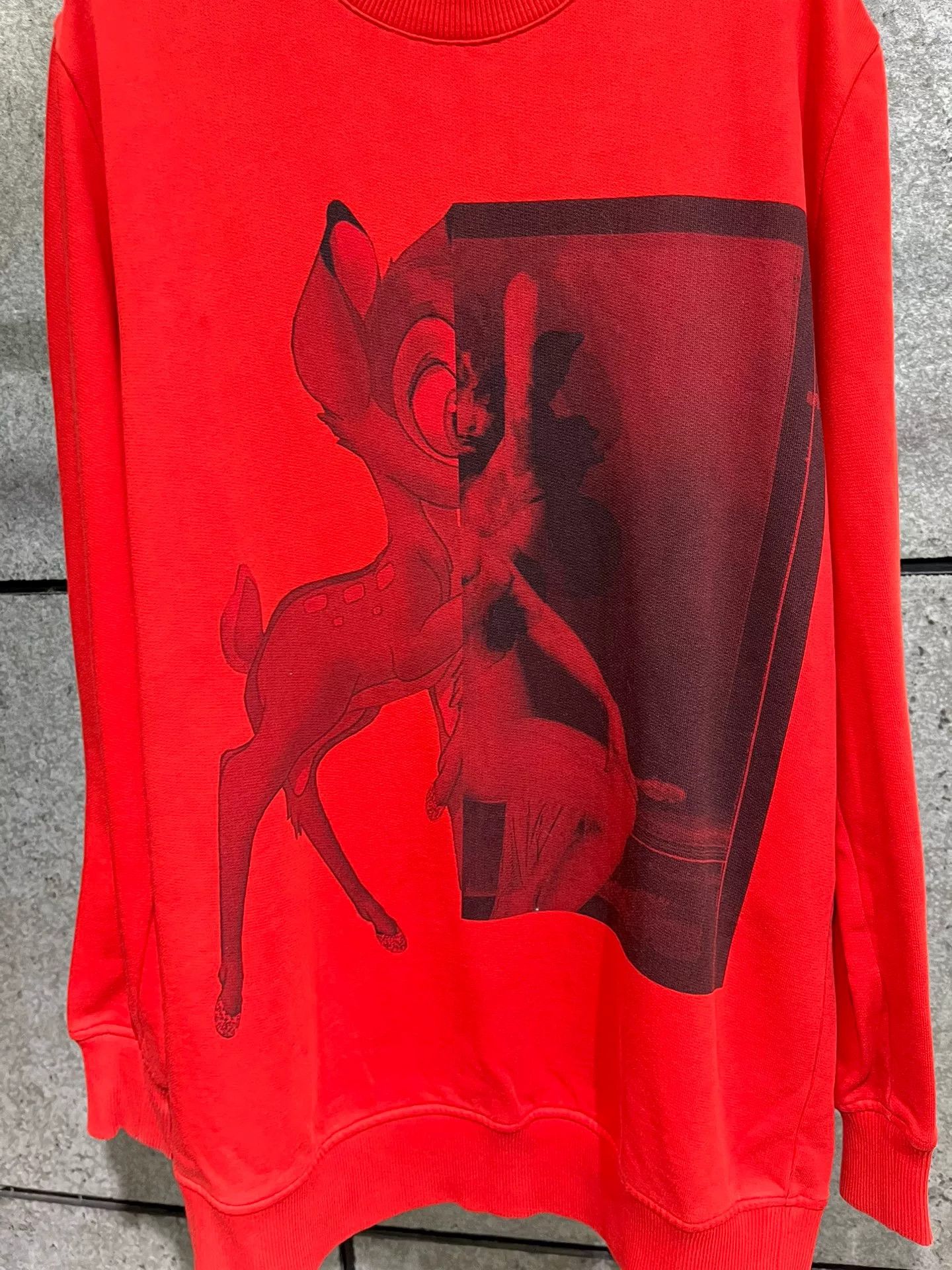 Givenchy Givenchy Red Deer Sweatshirt XS Size XS / US 0-2 / IT 36-38 - 6 Thumbnail
