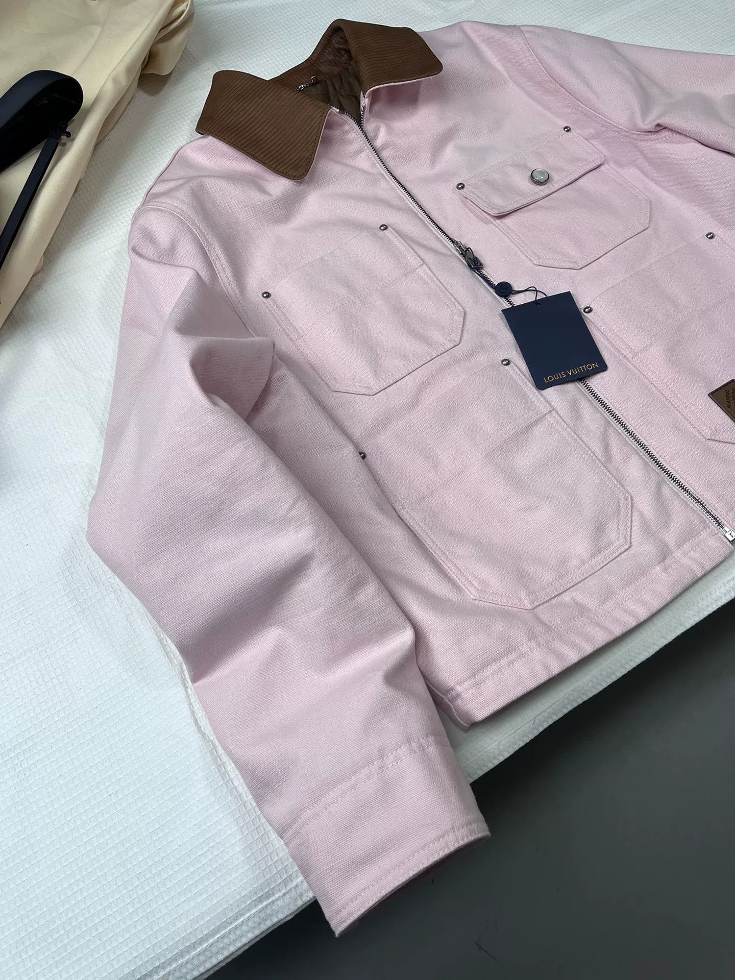 Louis Vuitton Louis Vuitton Nigo3.0 Pink Cotton Jacket Size US M / EU 48-50 / 2 - 2 Thumbnail