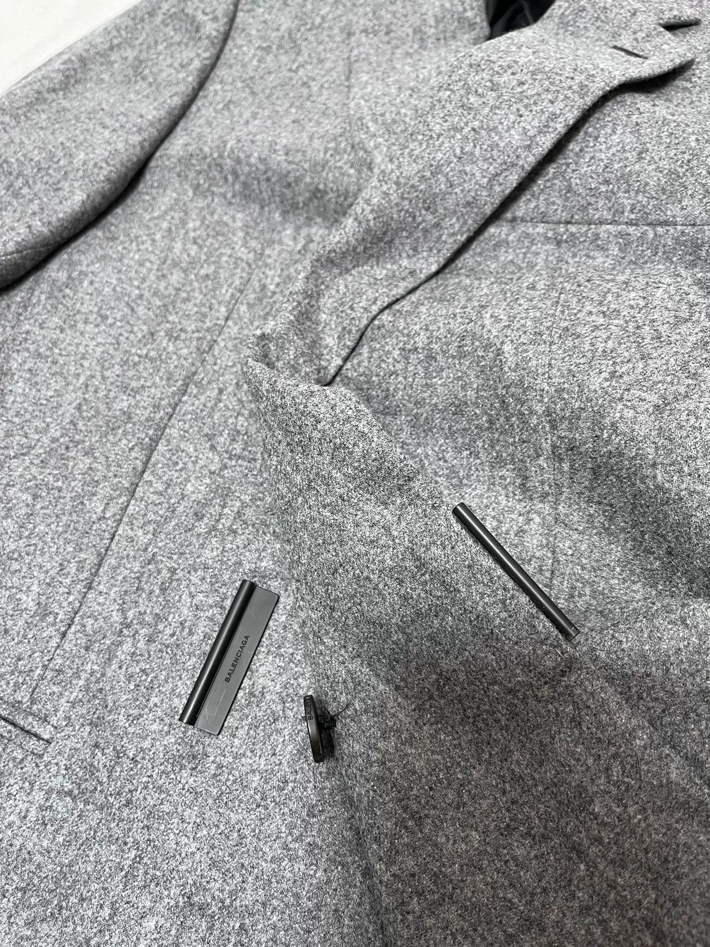 Balenciaga Balenciaga Gray Blazer Size 46 Size US S / EU 44-46 / 1 - 7 Thumbnail