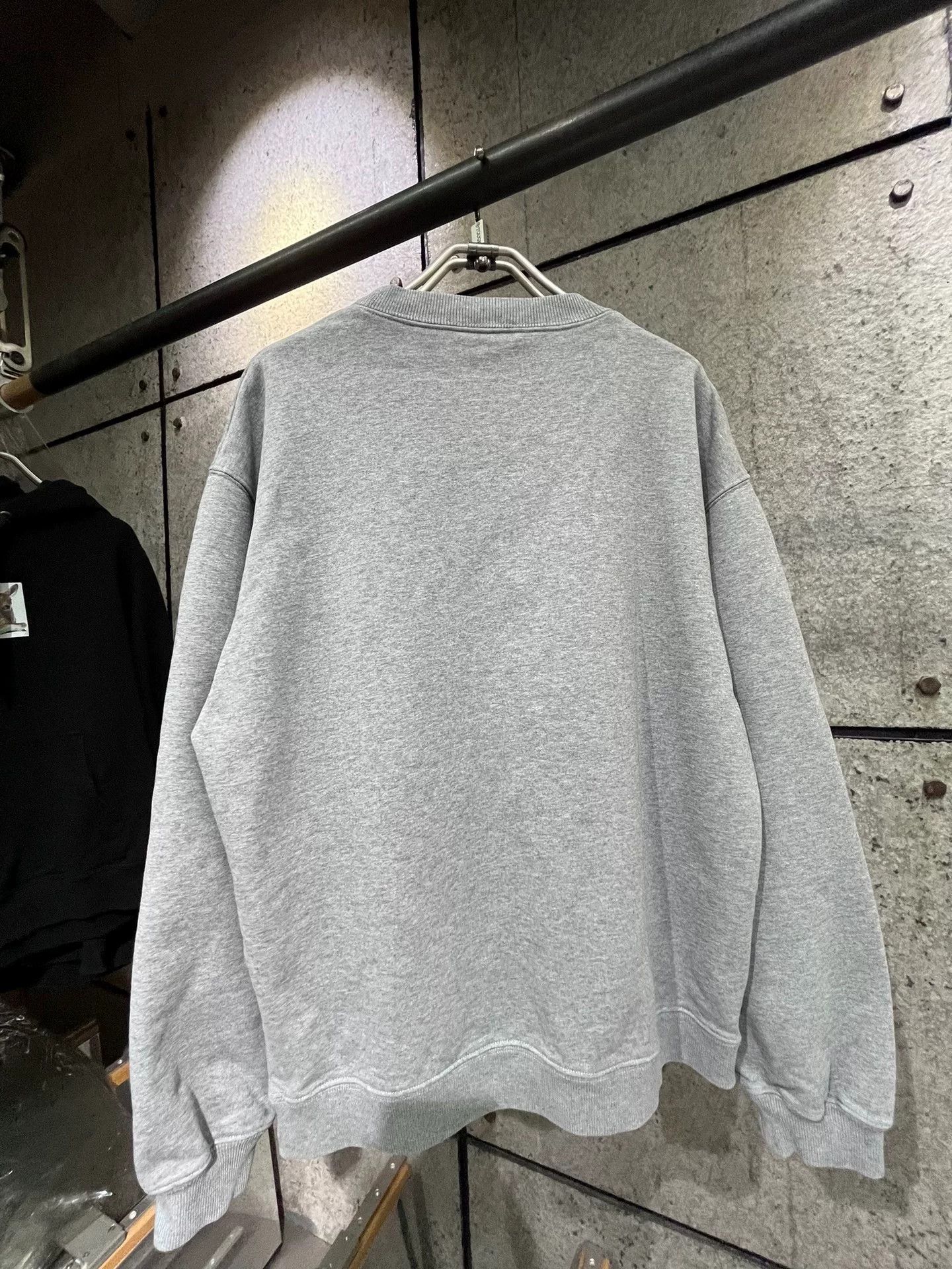 Balenciaga Balenciaga Gray Crewneck Logo Sweatshirt M Size US M / EU 48-50 / 2 - 8 Thumbnail