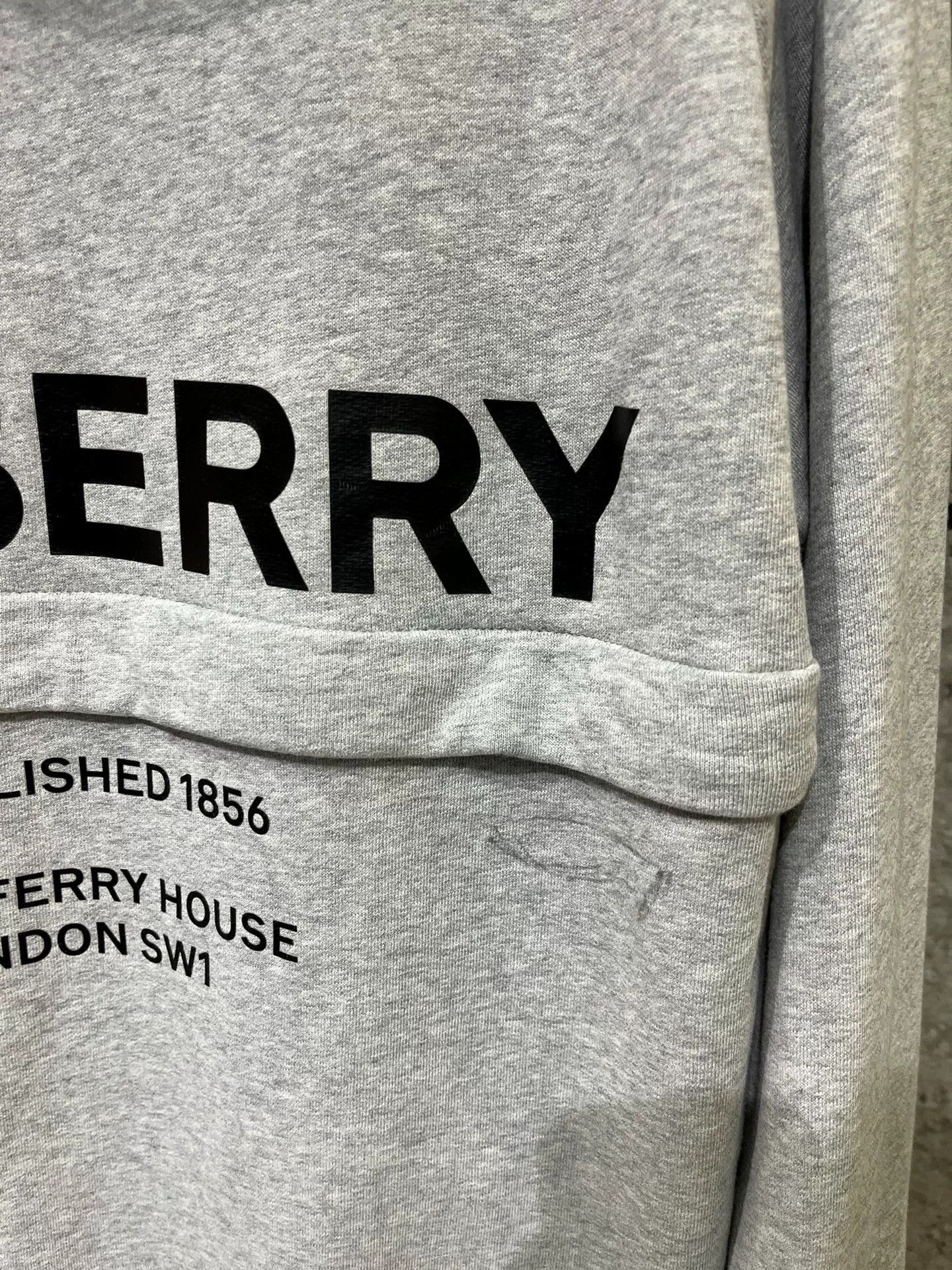 Burberry Burberry Gray Hoodie Size M Size US M / EU 48-50 / 2 - 8 Thumbnail