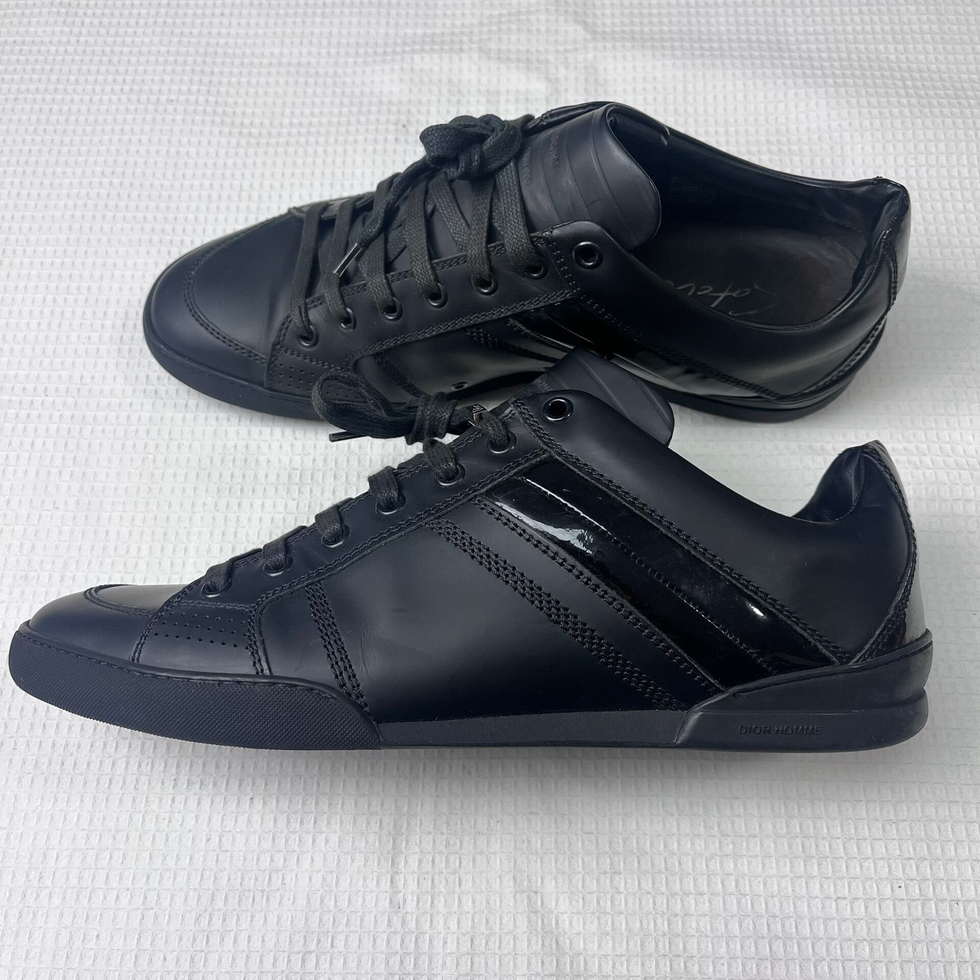 Dior Dior Black Low-Top Sneakers Size 41 Size US 8 / EU 41 - 4 Thumbnail