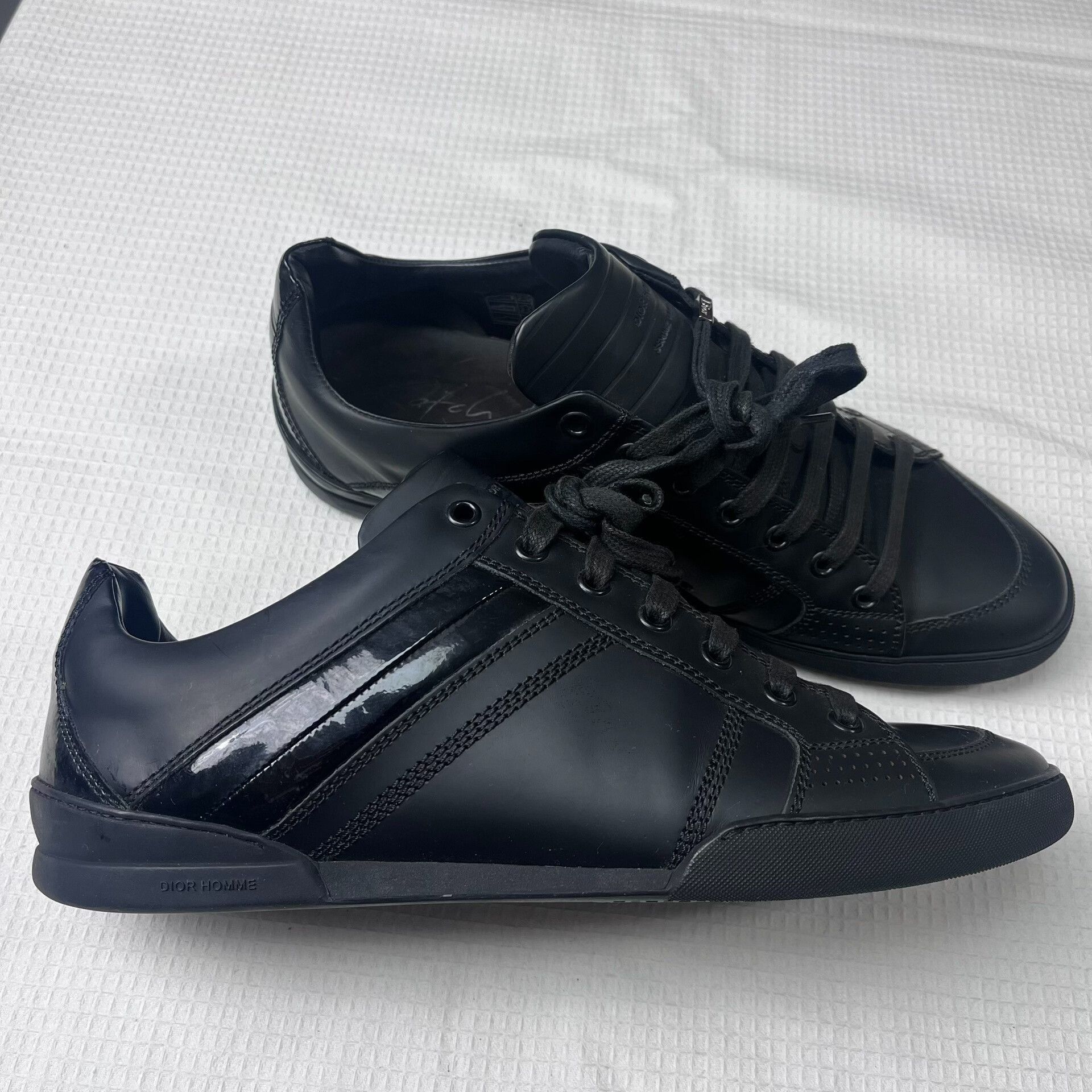 Dior Dior Black Low-Top Sneakers Size 41 Size US 8 / EU 41 - 3 Thumbnail