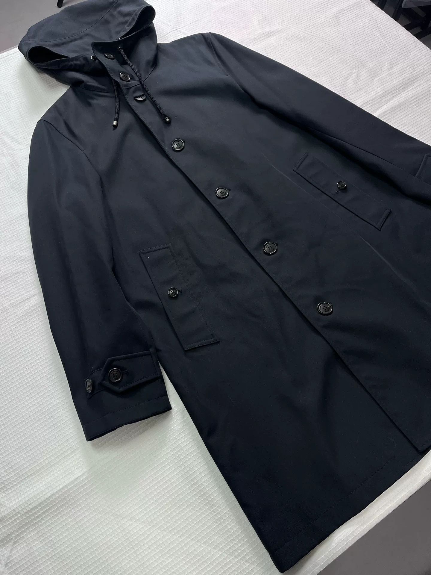 Burberry Burberry Black Hooded Trench Coat Size 46 Size US S / EU 44-46 / 1 - 2 Thumbnail