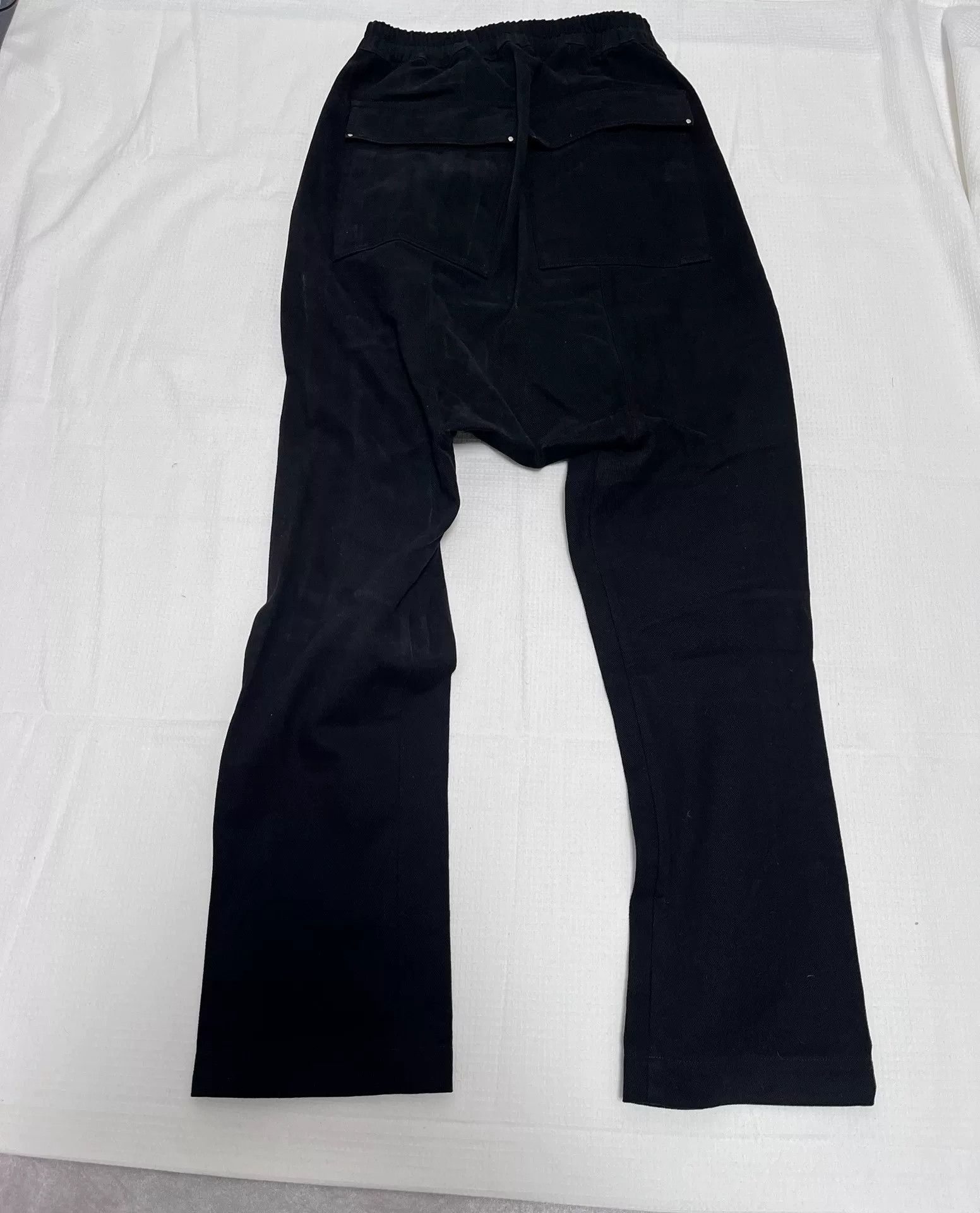 Rick Owens Rick Owens Solid Drawstring Relaxed Pants 46 Size US 30 / EU 46 - 6 Thumbnail
