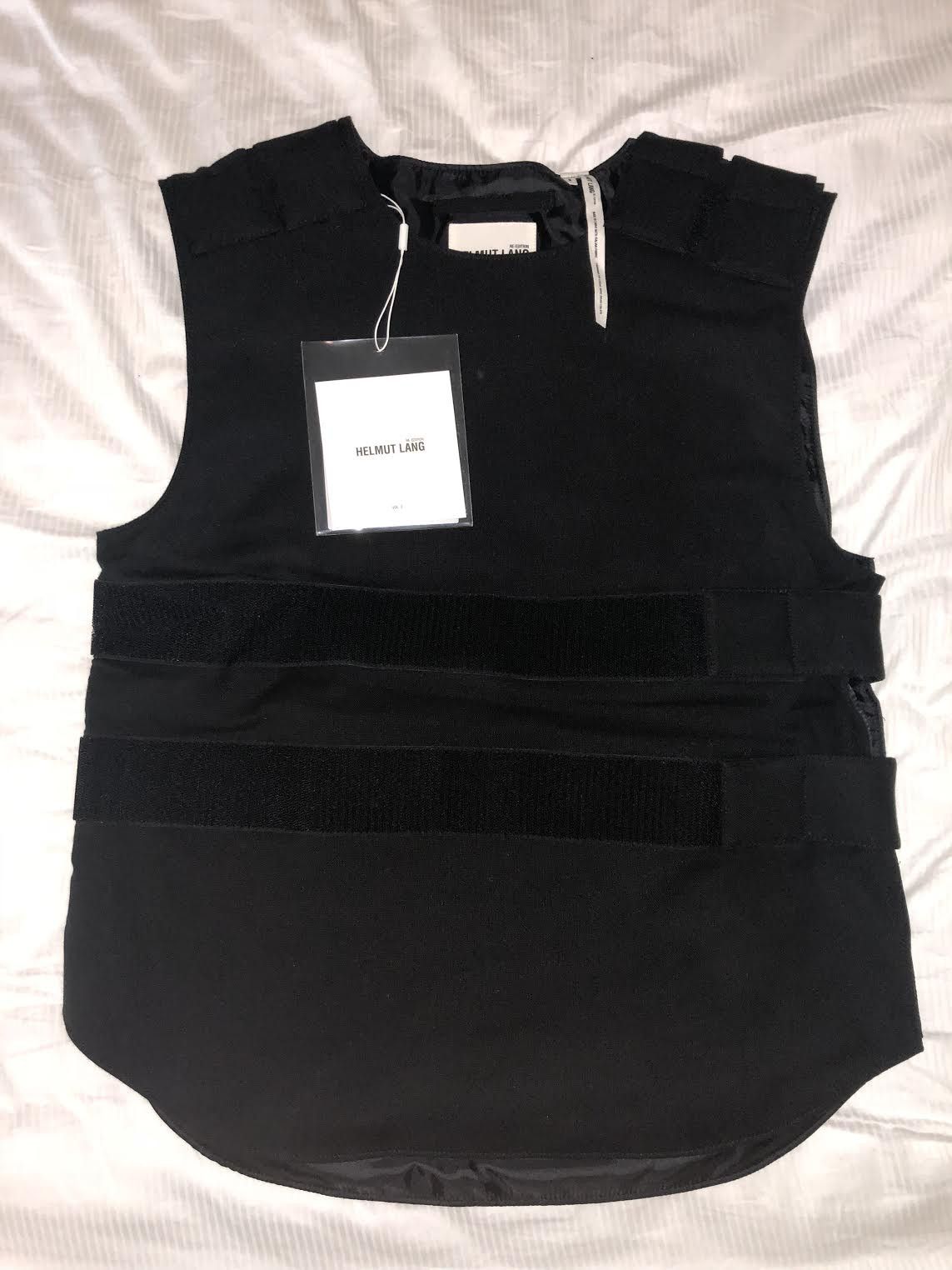 Helmut Lang Helmut Lang Bulletproof Vest Teflon Black ReEdition Grailed