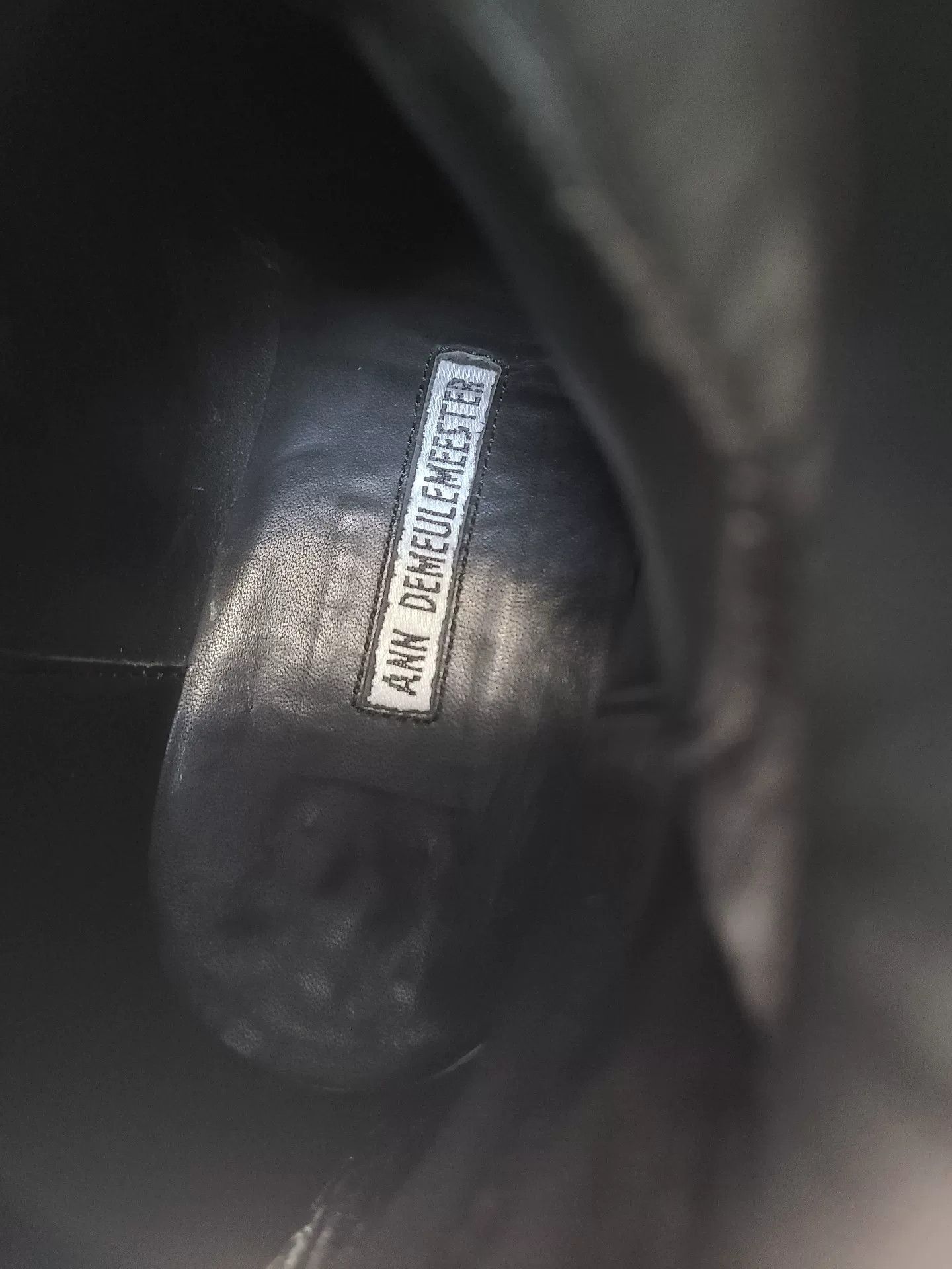 Ann Demeulemeester Ann Demeulemeester Women's Leather Riding Boots Size US 6 / IT 36 - 7 Thumbnail