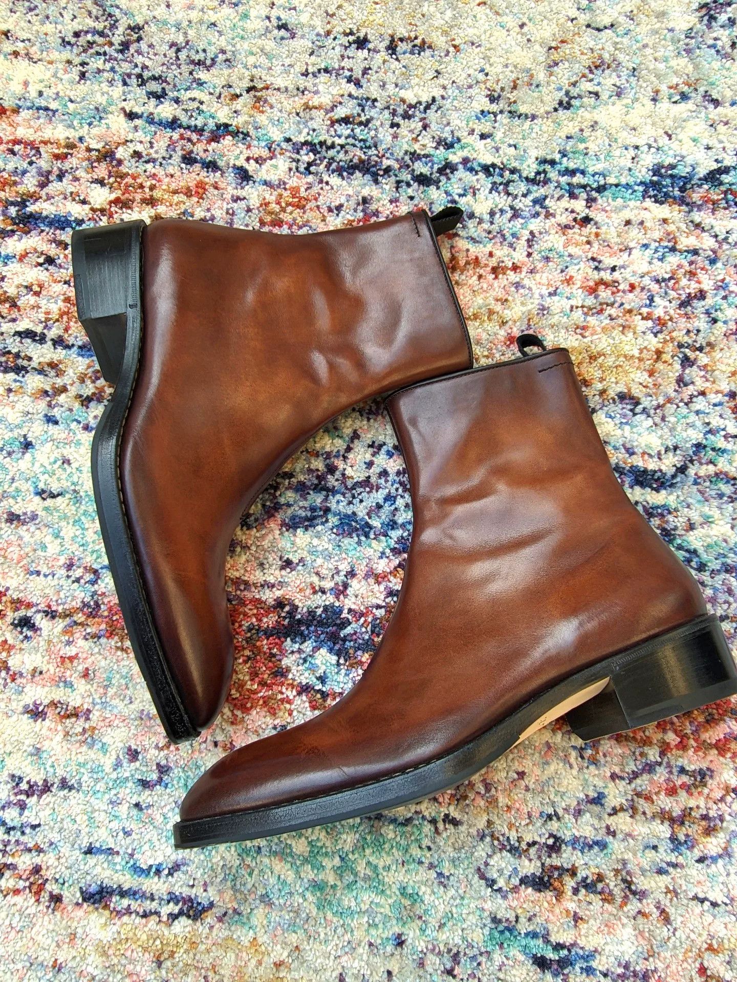 Haider Ackermann Berluti Men's Leather Boots Haider Ackermann FW18 Size US 9 / EU 42 - 4 Thumbnail