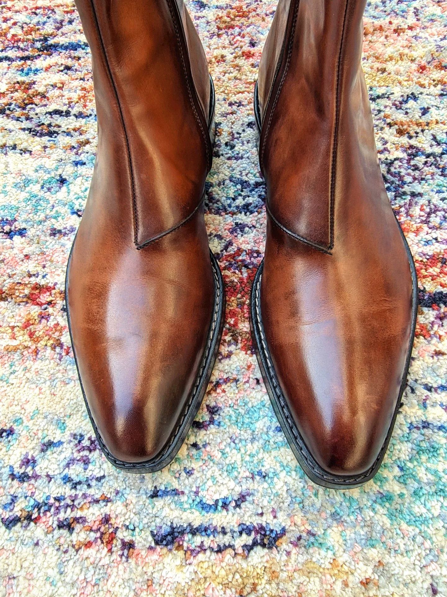 Haider Ackermann Berluti Men's Leather Boots Haider Ackermann FW18 Size US 9 / EU 42 - 3 Thumbnail