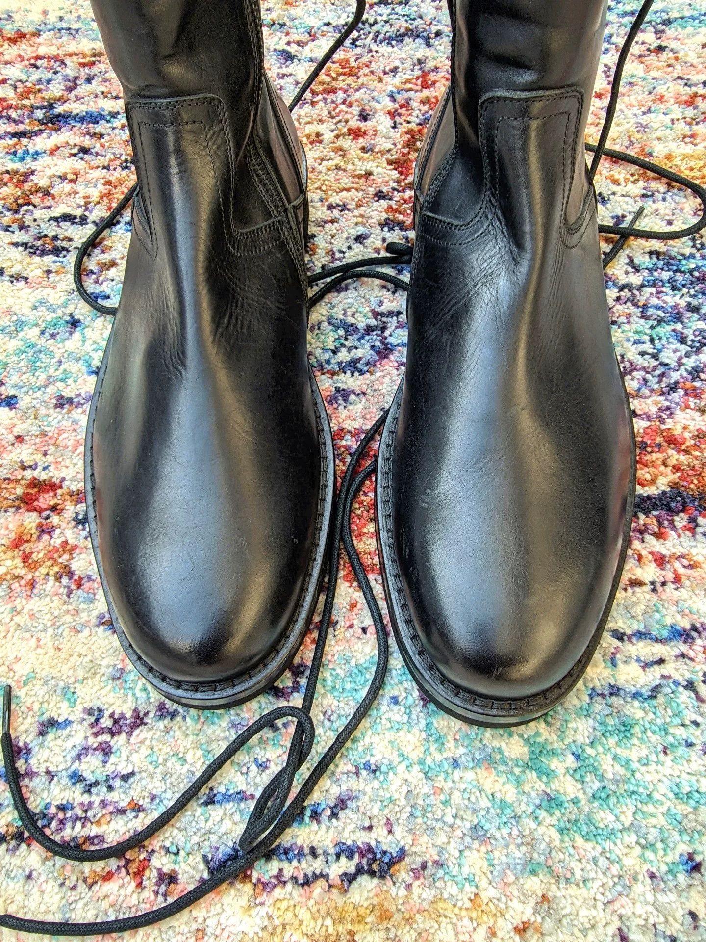 Ann Demeulemeester Ann Demeulemeester Men's Leather Boots Size US 10 / EU 43 - 2 Thumbnail