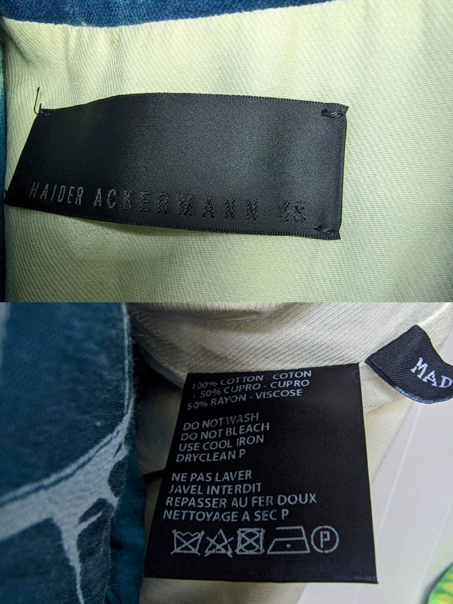 Haider Ackermann Haider Ackermann Men's Velvet Coat Size US L / EU 52-54 / 3 - 8 Thumbnail