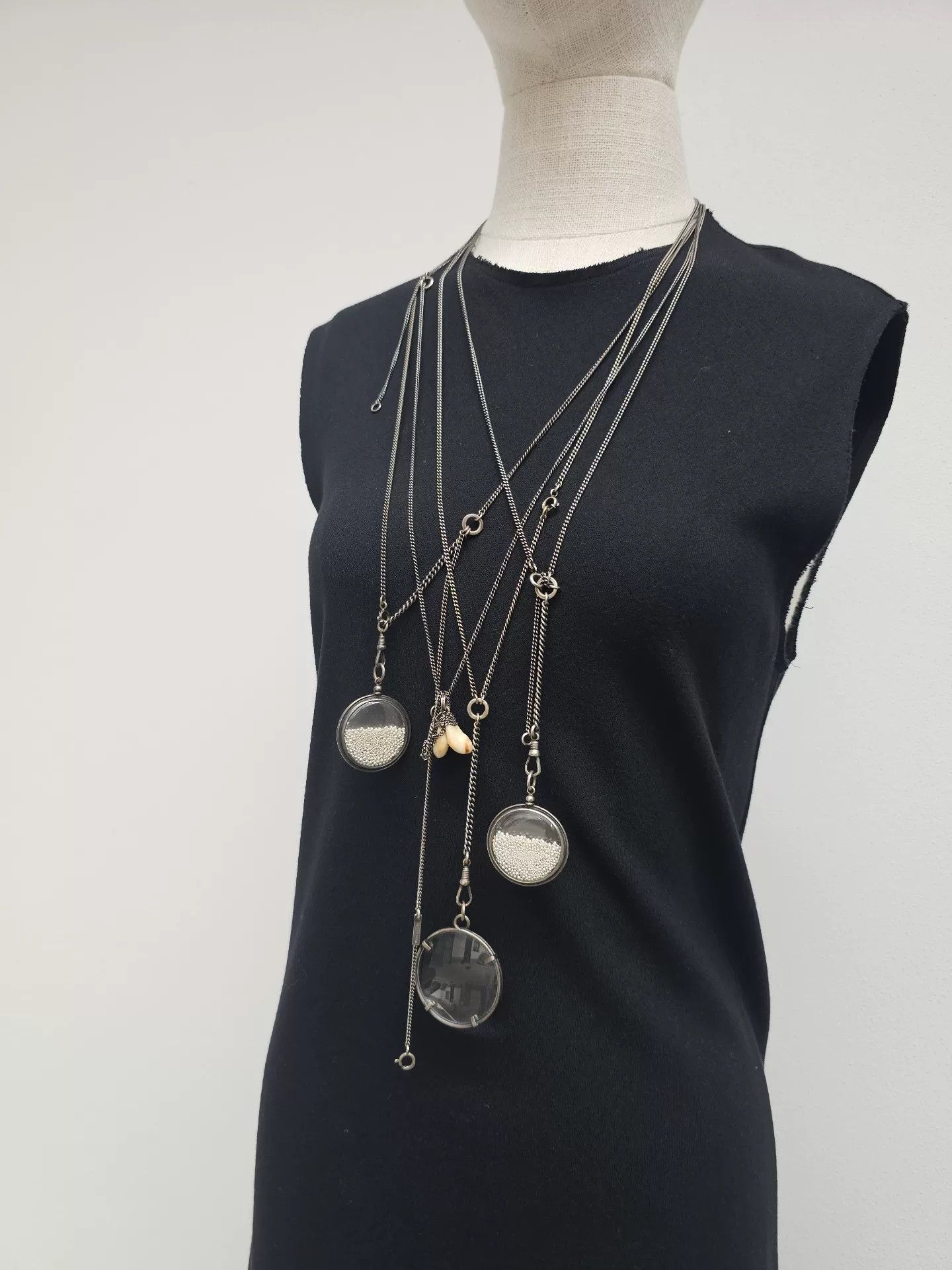Ann Demeulemeester Ann Demeulemeester Runway Sterling Silver Necklace Size ONE SIZE - 3 Thumbnail