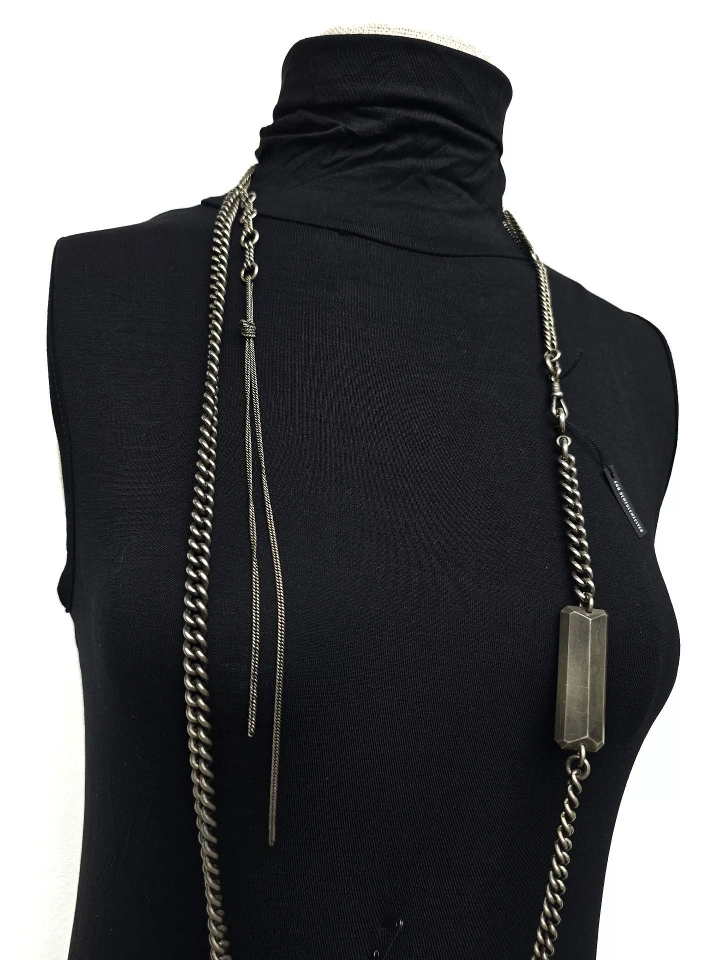Ann Demeulemeester Ann Demeulemeester Silver Necklace 09FW Size ONE SIZE - 4 Thumbnail