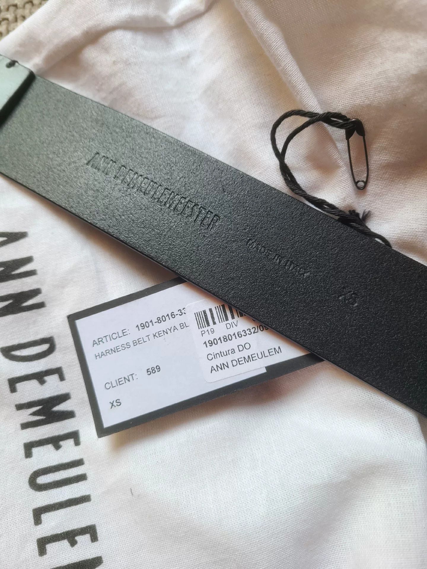 Ann Demeulemeester Ann Demeulemeester Runway Belt Size ONE SIZE - 8 Thumbnail