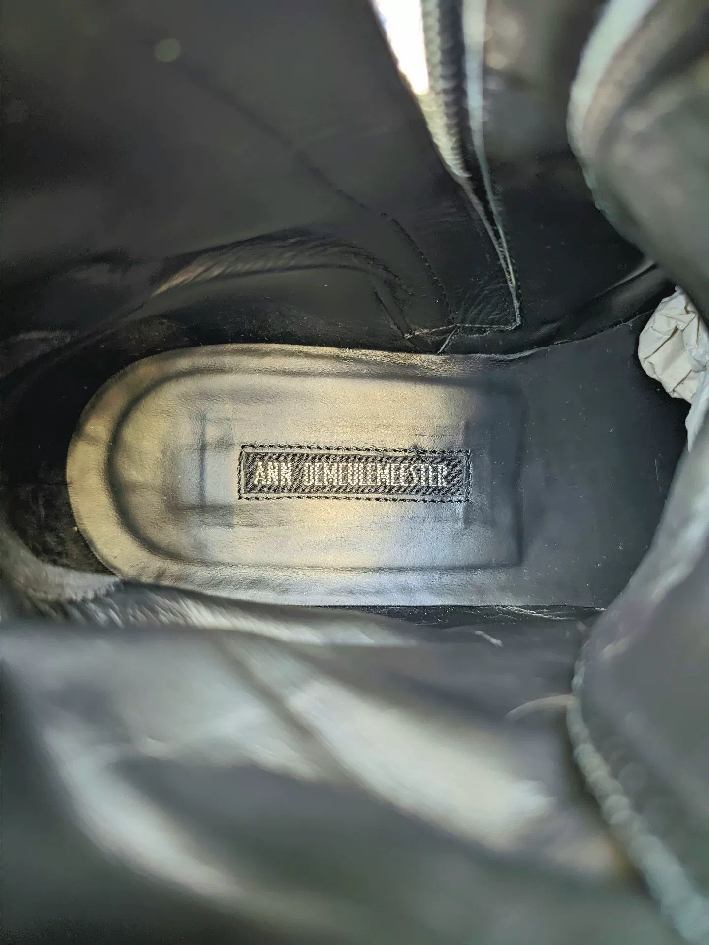 Ann Demeulemeester Ann Demeulemeester Men's Velvet Boots Size US 9.5 / EU 42-43 - 7 Thumbnail