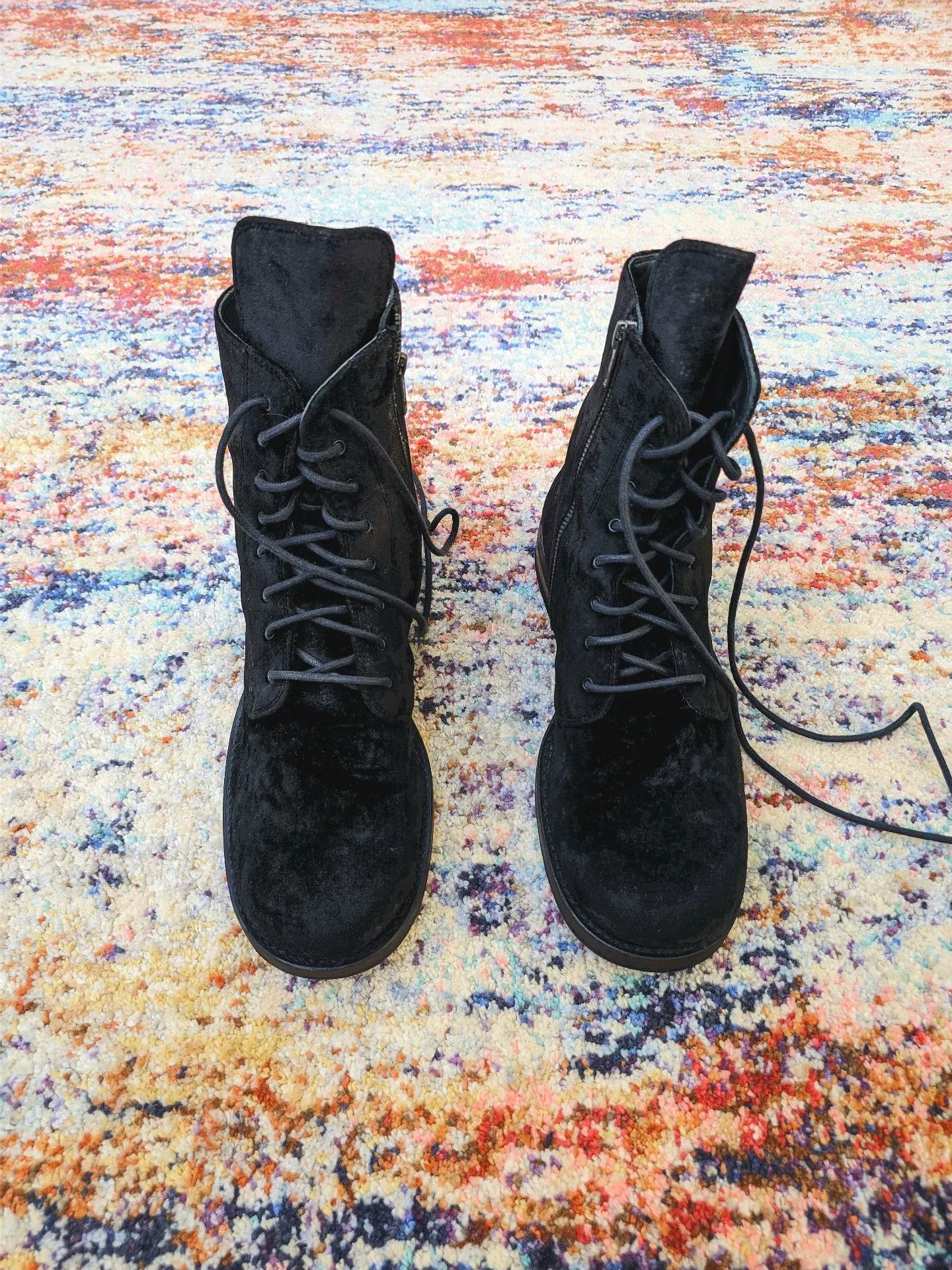 Ann Demeulemeester Ann Demeulemeester Men's Velvet Boots Size US 9.5 / EU 42-43 - 3 Thumbnail