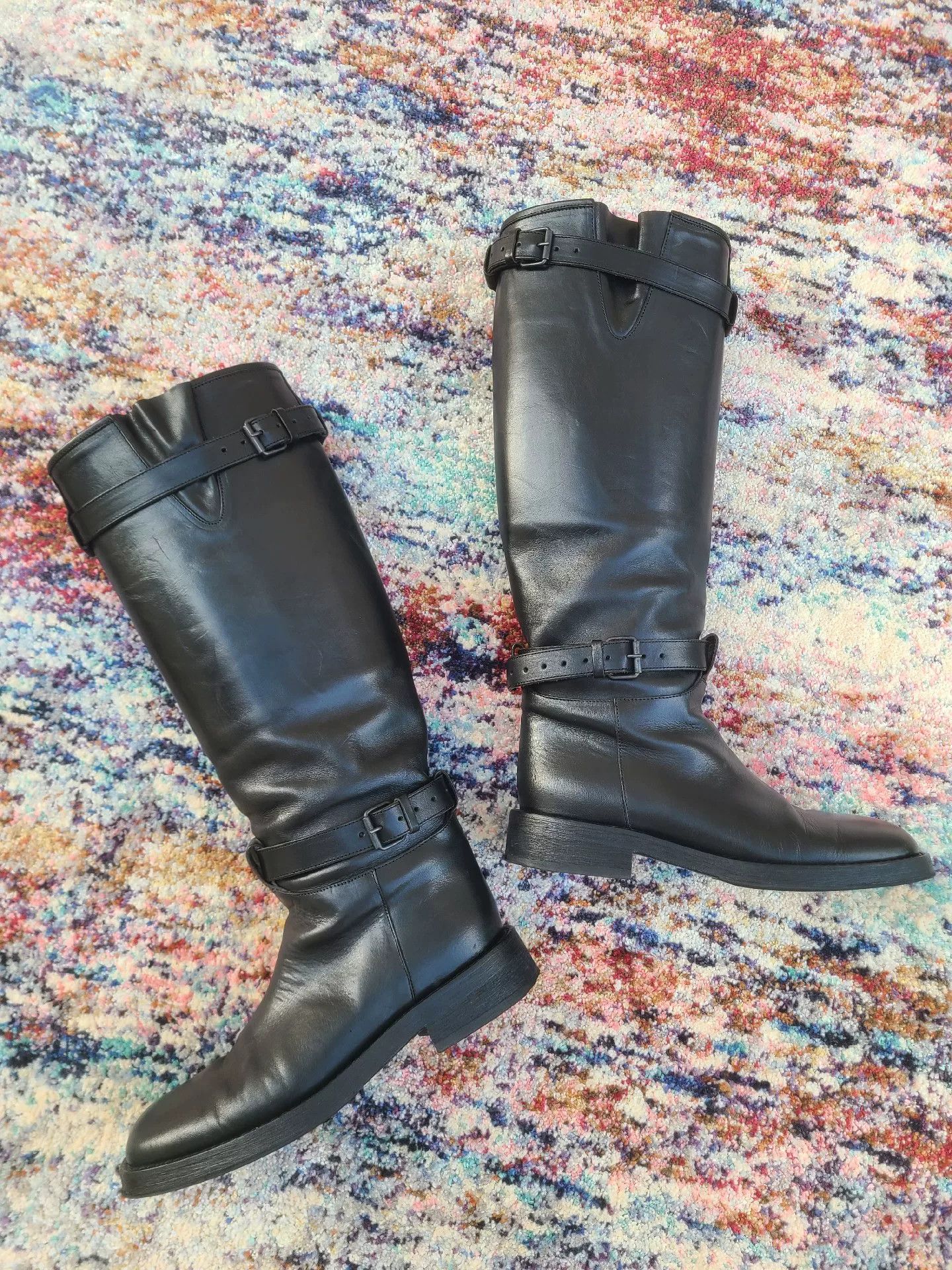 Ann Demeulemeester Ann Demeulemeester Men's Leather Riding Boots Size US 8 / EU 41 - 4 Thumbnail