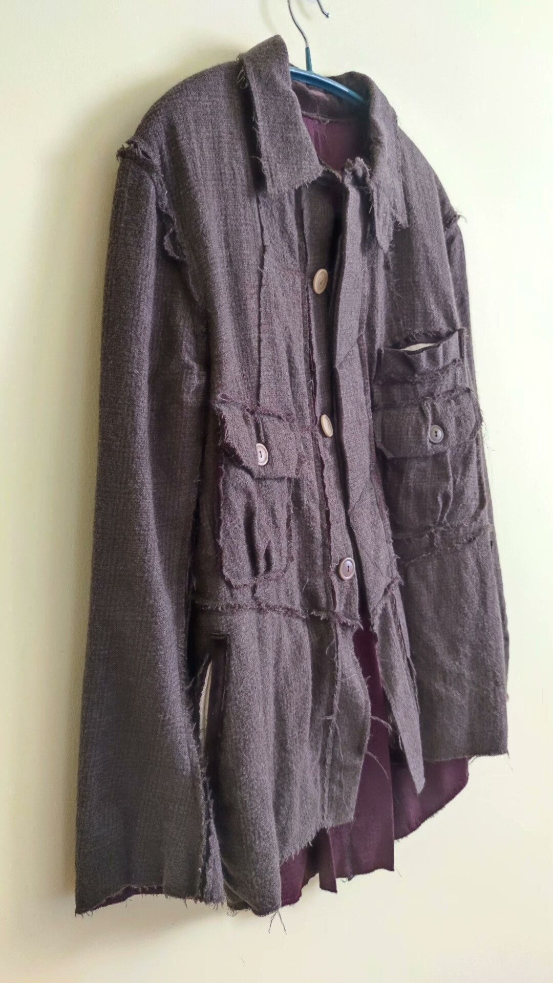 Takahiromiyashita The Soloist. Soloist Luxury Wool Patchwork Jacket Size US S / EU 44-46 / 1 - 3 Thumbnail