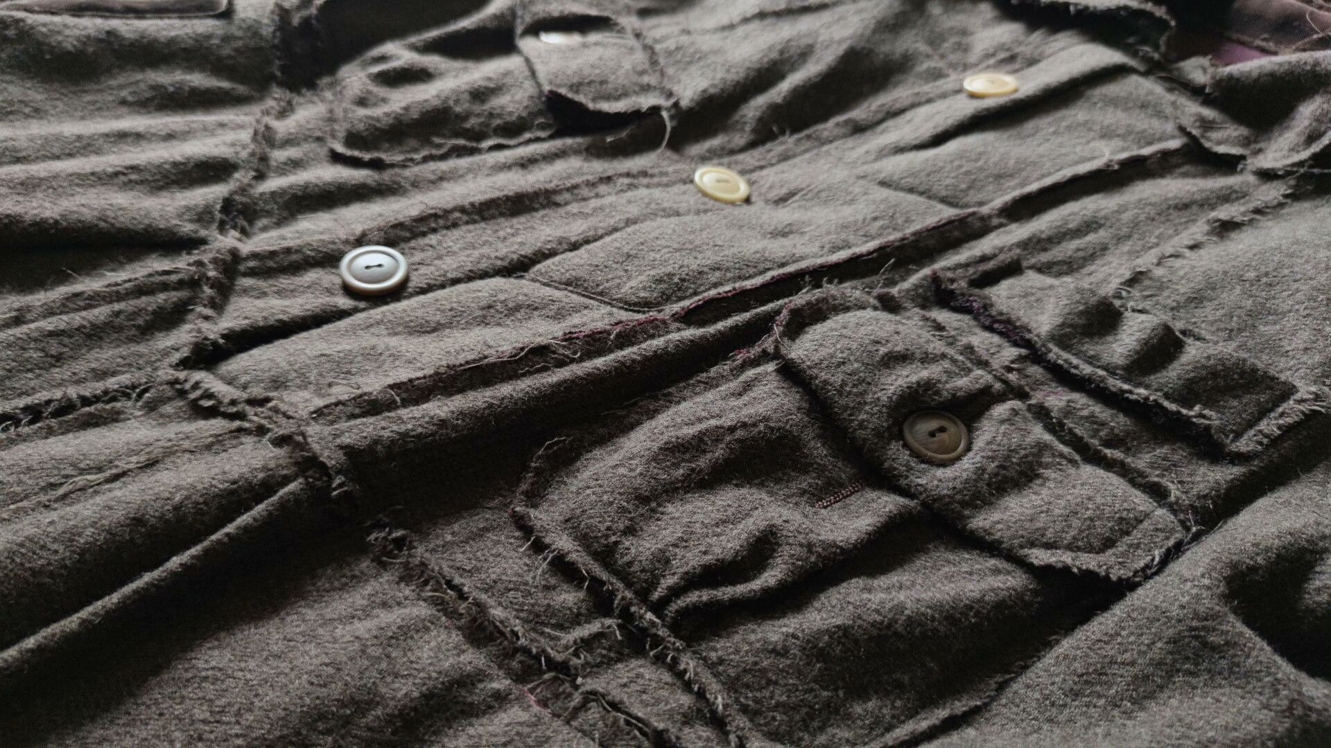 Takahiromiyashita The Soloist. Soloist Luxury Wool Patchwork Jacket Size US S / EU 44-46 / 1 - 6 Thumbnail
