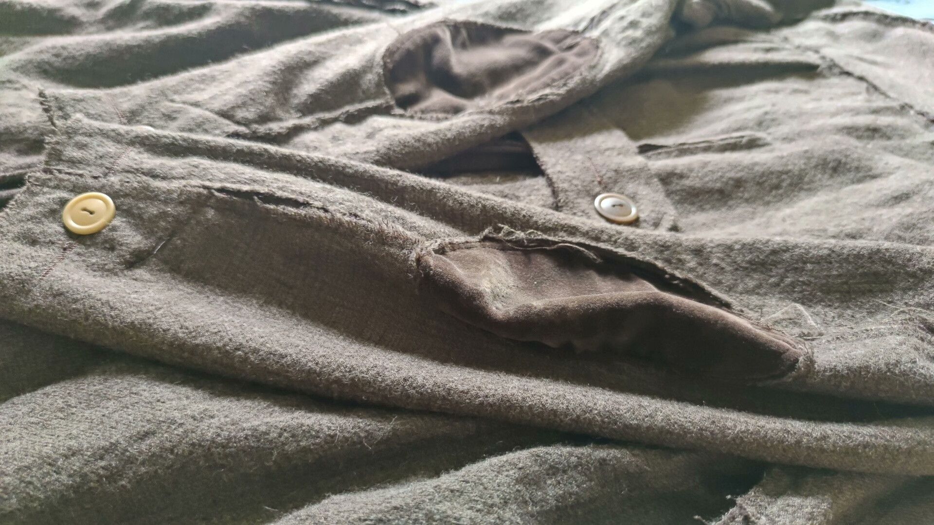 Takahiromiyashita The Soloist. Soloist Luxury Wool Patchwork Jacket Size US S / EU 44-46 / 1 - 9 Thumbnail