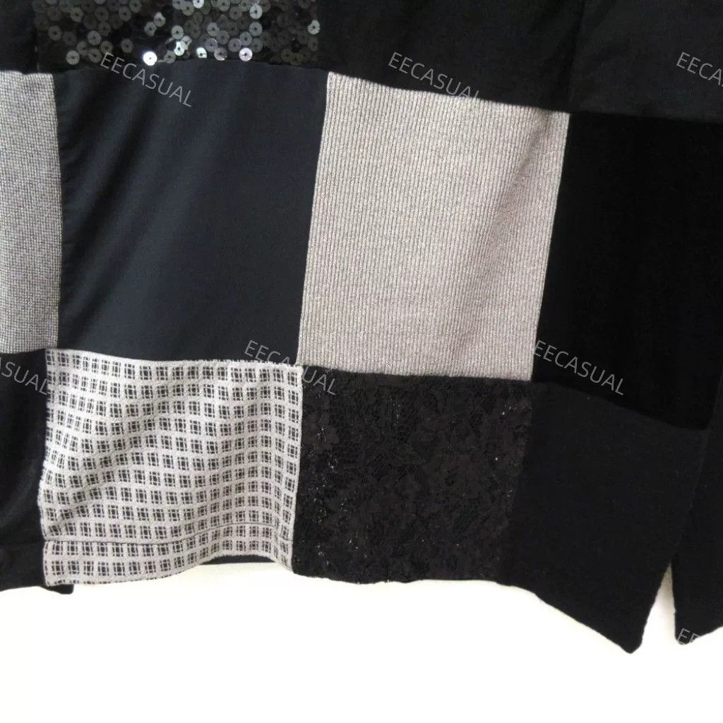 Comme des Garcons Color Block High Neck Long Sleeve Top Size M / US 6-8 / IT 42-44 - 4 Thumbnail
