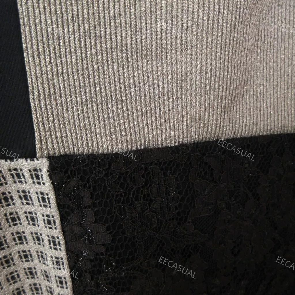 Comme des Garcons Color Block High Neck Long Sleeve Top Size M / US 6-8 / IT 42-44 - 8 Thumbnail