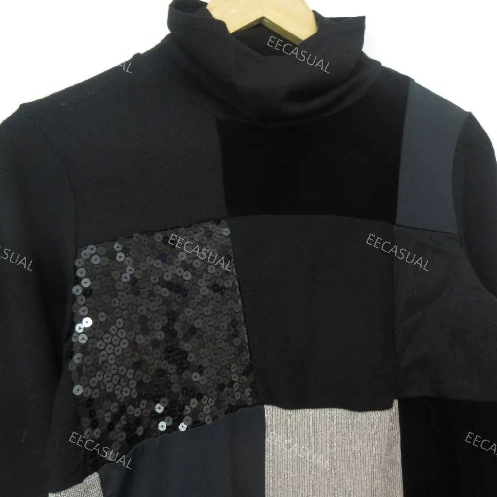 Comme des Garcons Color Block High Neck Long Sleeve Top Size M / US 6-8 / IT 42-44 - 3 Thumbnail