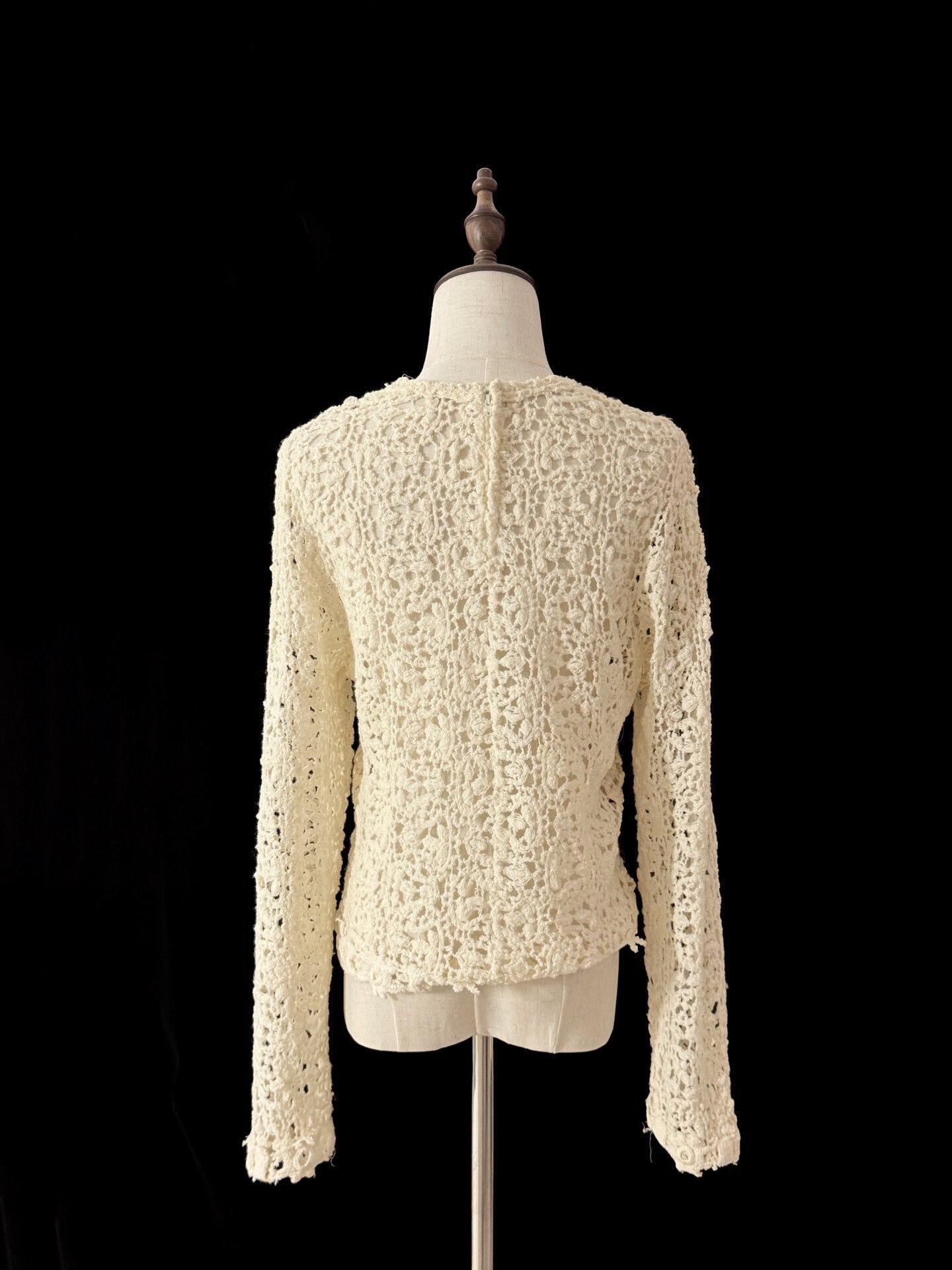 Comme des Garcons Comme des Garçons 1988 Wool Crochet Top Size M / US 6-8 / IT 42-44 - 7 Thumbnail