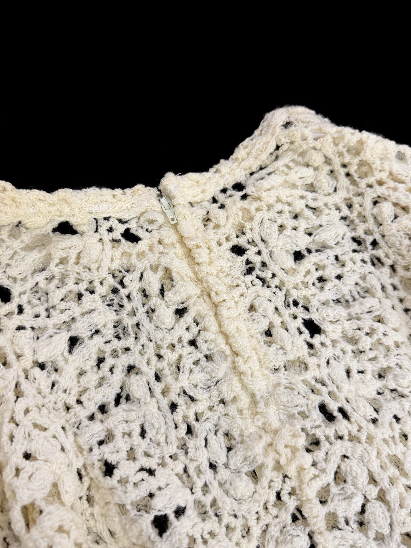 Comme des Garcons Comme des Garçons 1988 Wool Crochet Top Size M / US 6-8 / IT 42-44 - 3 Thumbnail