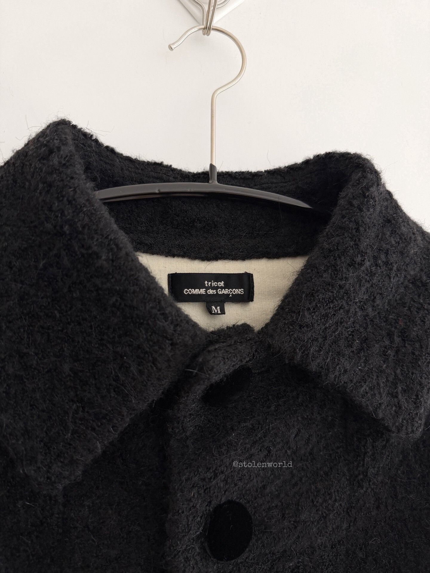 Comme des Garcons Comme des Garçons Black Plush Coat Size M / US 6-8 / IT 42-44 - 7 Thumbnail