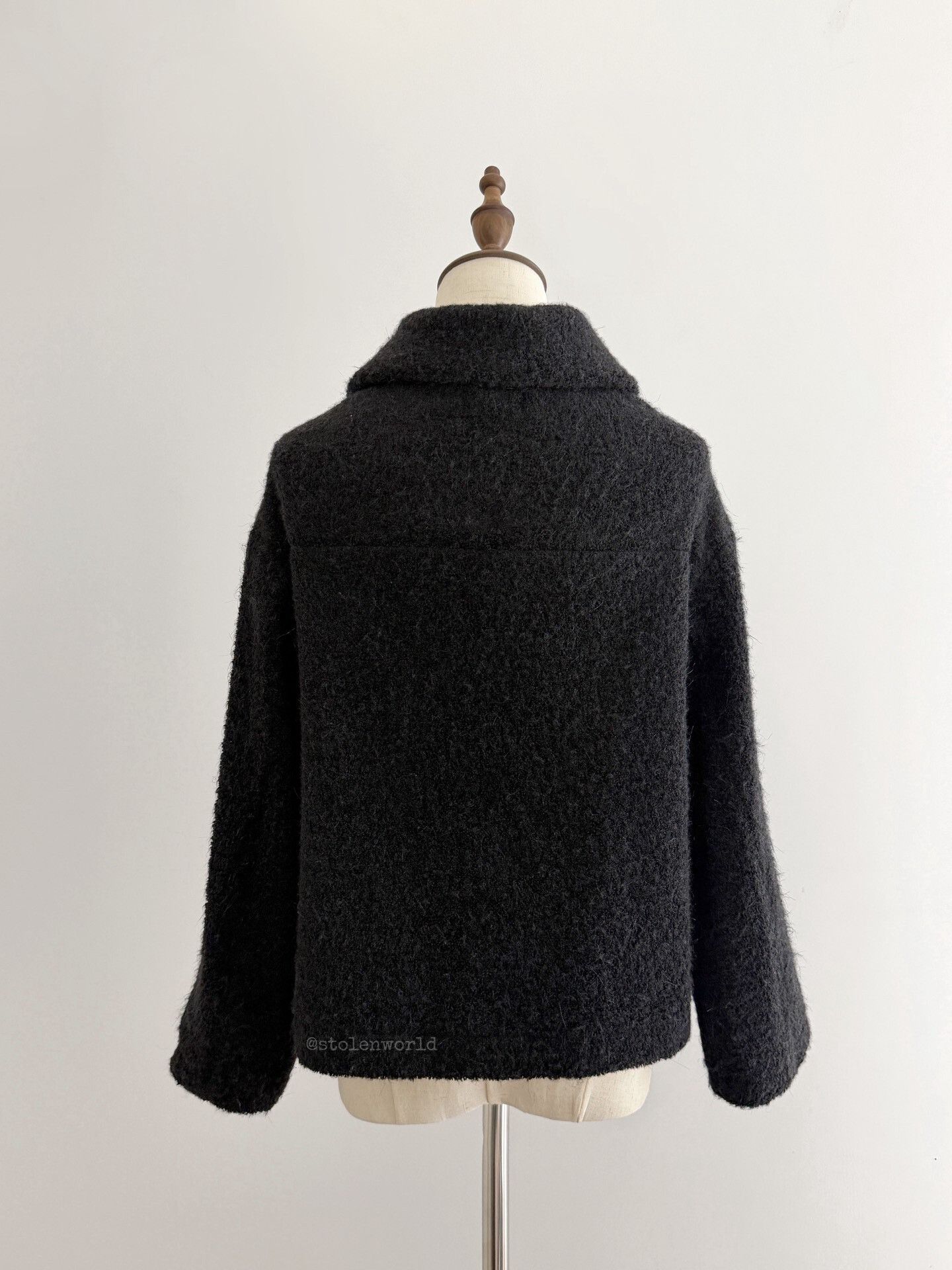 Comme des Garcons Comme des Garçons Black Plush Coat Size M / US 6-8 / IT 42-44 - 6 Thumbnail