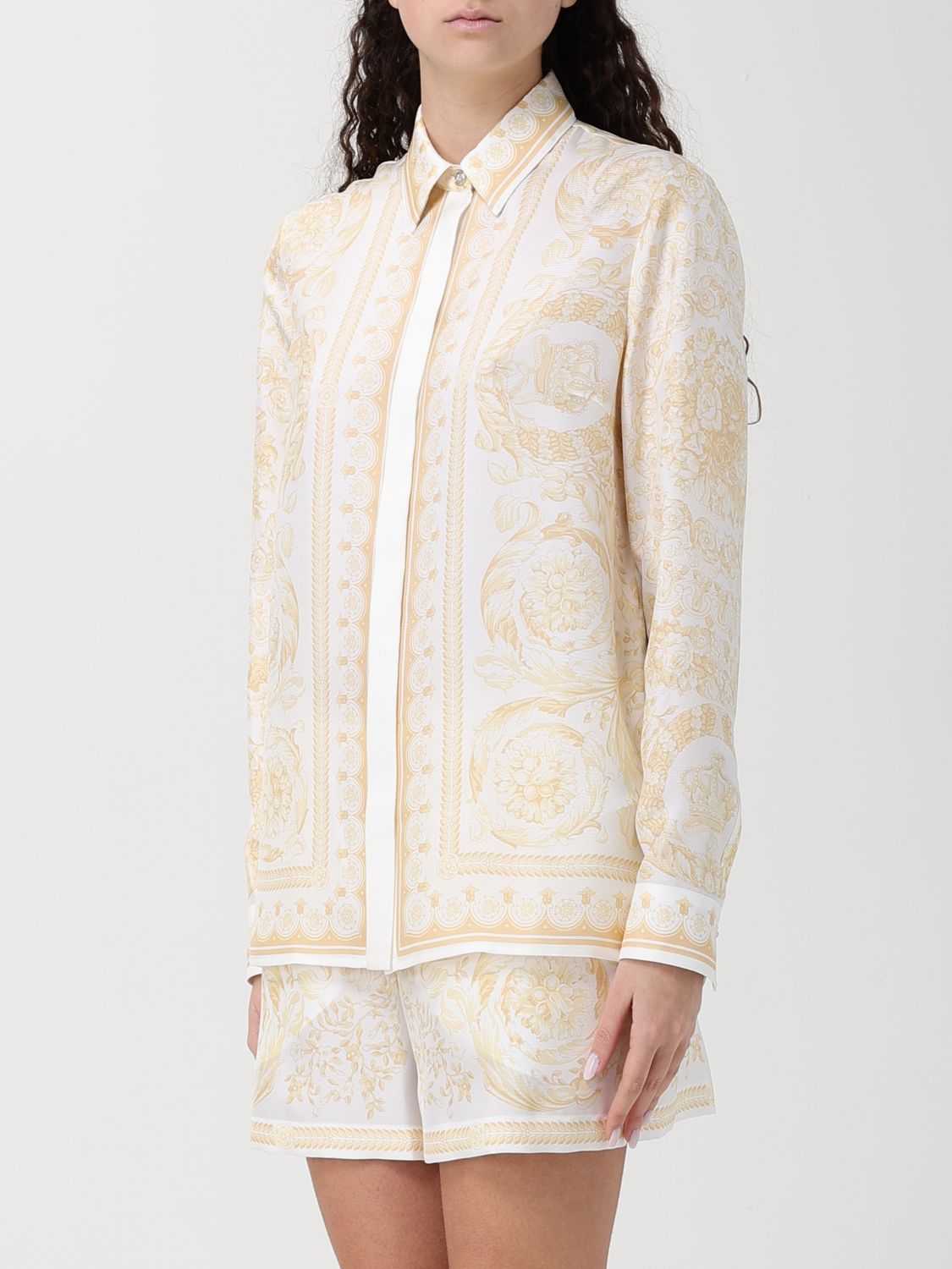 Versace Versace Shirt Woman Gold Size M / US 6-8 / IT 42-44 - 4 Thumbnail