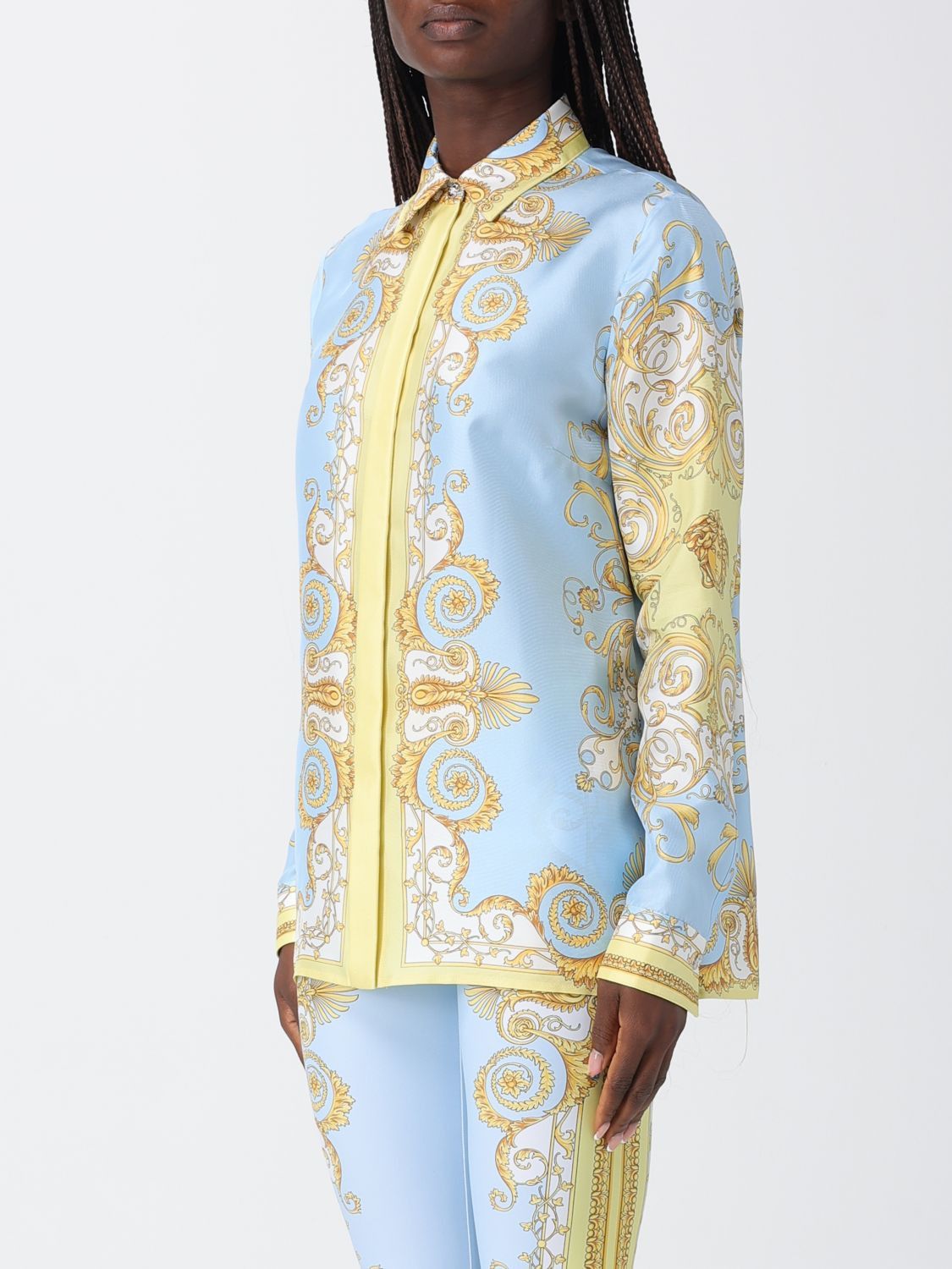 Versace Versace Shirt Woman Multicolor Size XS / US 0-2 / IT 36-38 - 4 Thumbnail