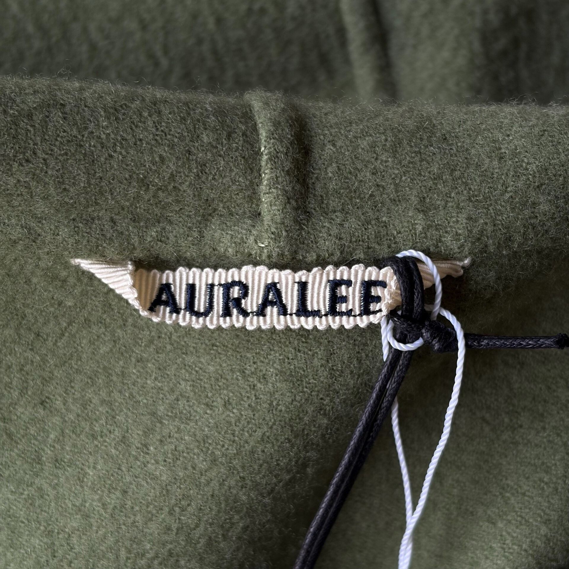 Auralee Auralee 22AW Grass Green Wool Hooded Coat Size US XXL / EU 58 / 5 - 6 Thumbnail
