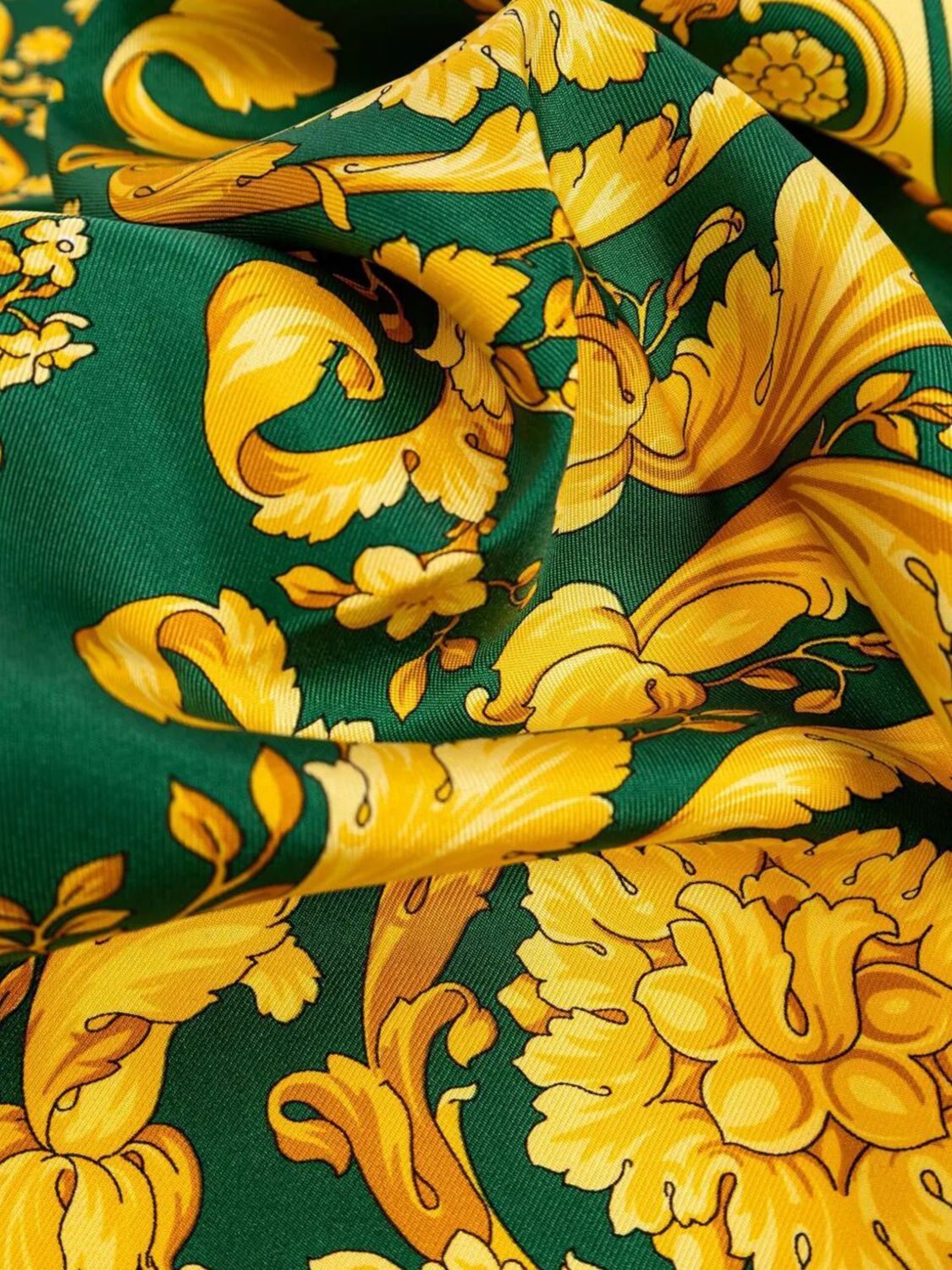 Versace Versace Neck Scarf Woman Emerald Size ONE SIZE - 3 Thumbnail