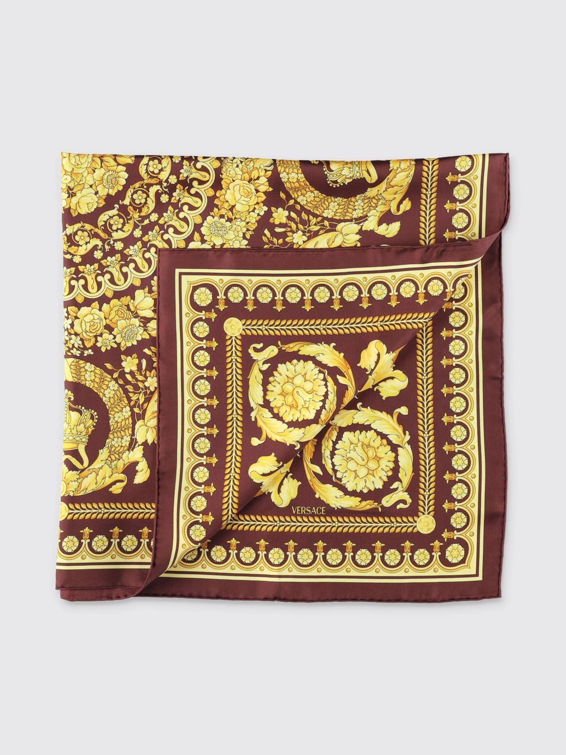 Versace Versace Neck Scarf Woman Burgundy Size ONE SIZE - 2 Thumbnail