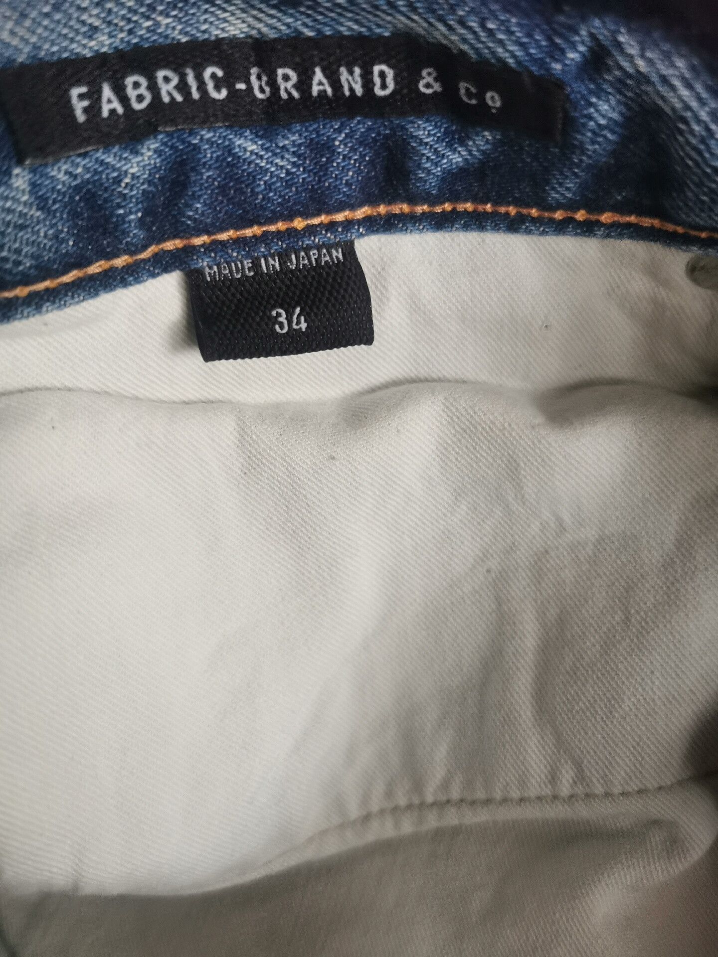 Japanese Brand Fabric Brand & Co. Tom Hardy Rare Denim Size US 34 / EU 50 - 6 Thumbnail