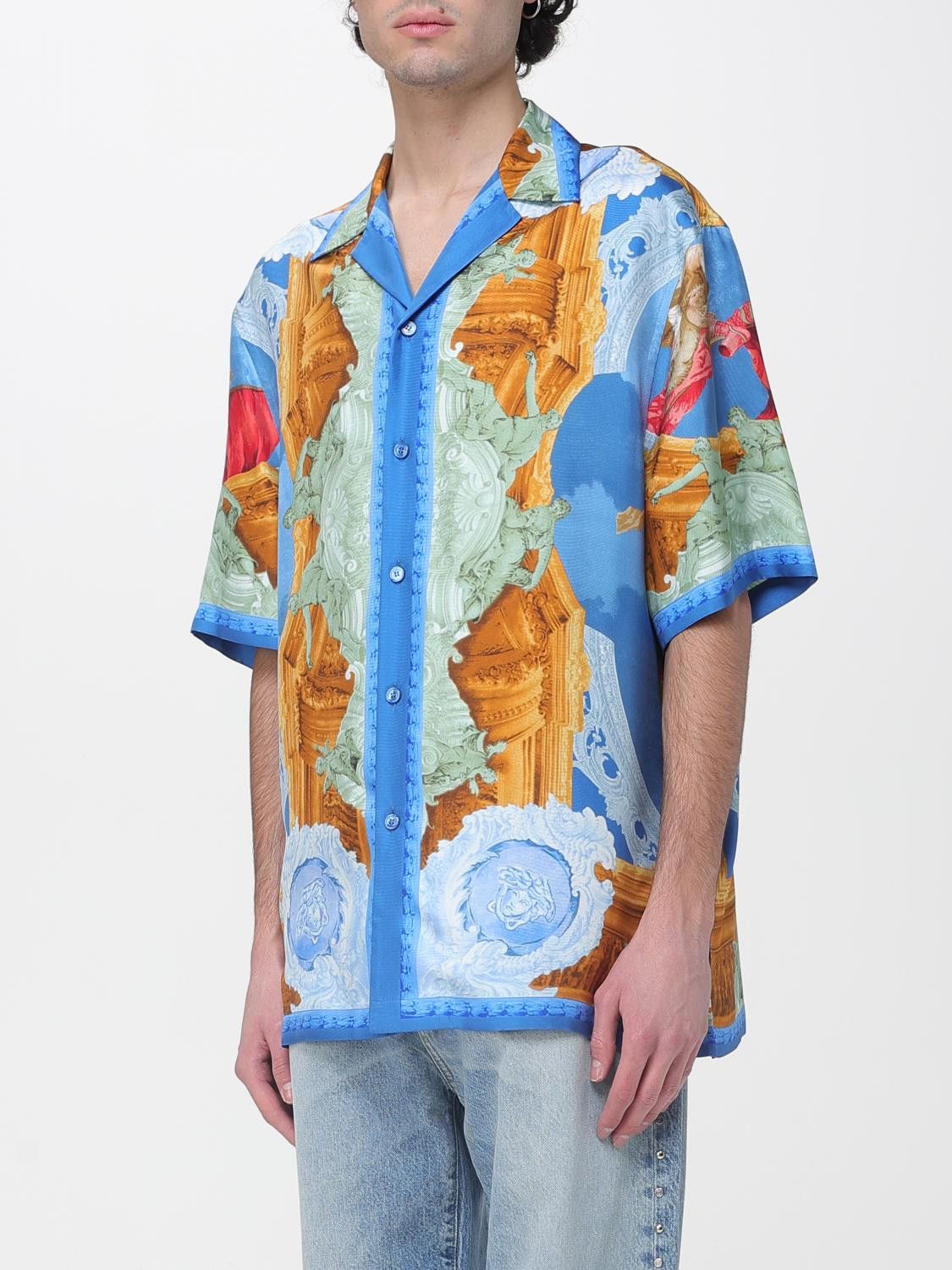 Versace Versace Shirt Men Multicolor Size US L / EU 52-54 / 3 - 4 Thumbnail