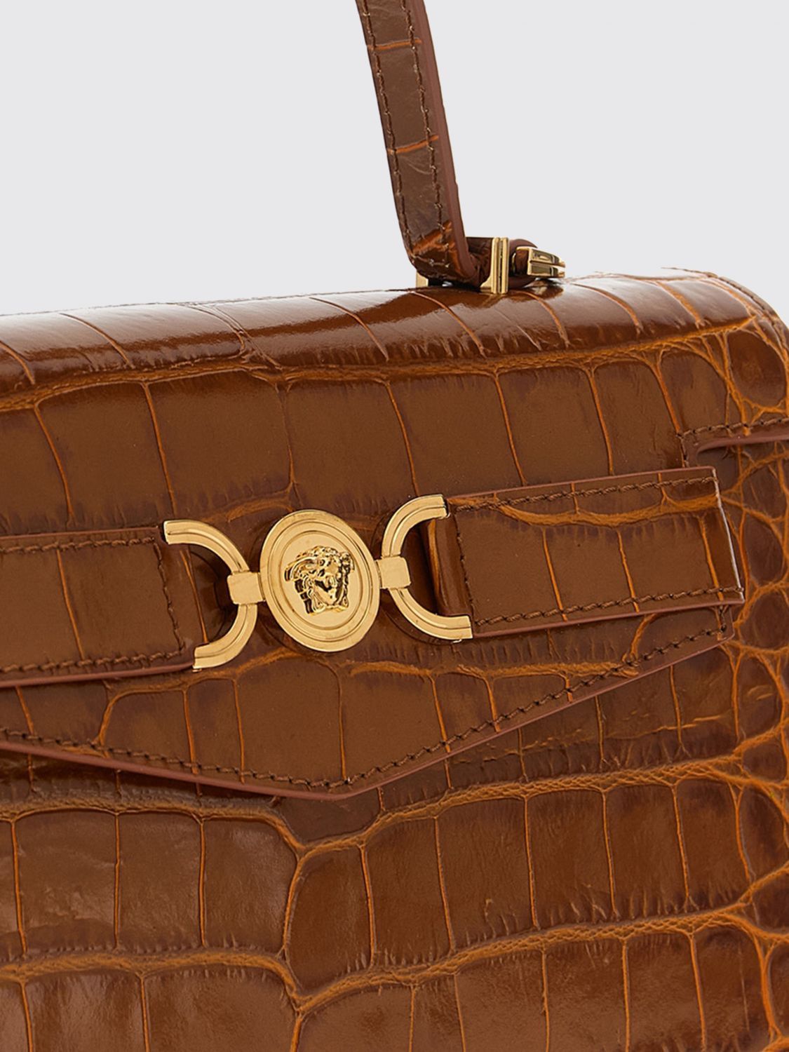 Versace Versace Handbag Woman Brown Size ONE SIZE - 3 Thumbnail