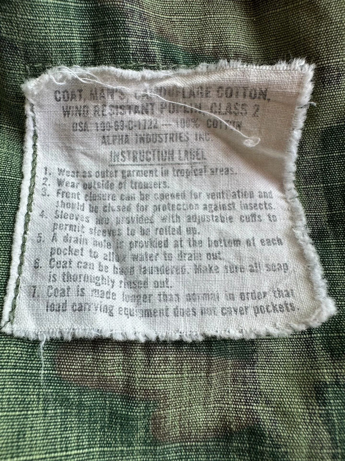 Vintage USMC ERDL TCU Jacket 1969 Size US L / EU 52-54 / 3 - 5 Thumbnail