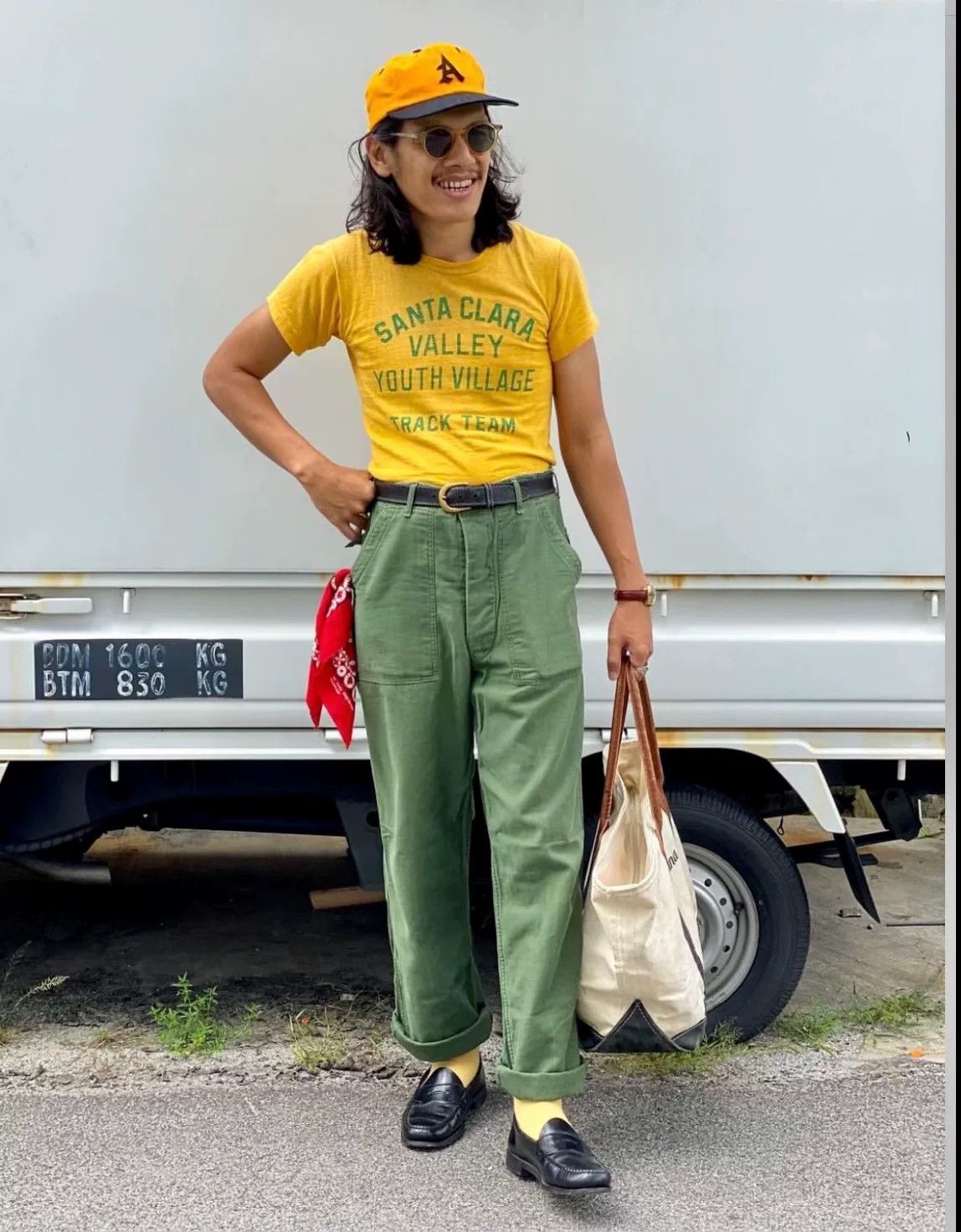 Vintage Vintage 60s OG107 Military Pants Size US 33 - 5 Thumbnail