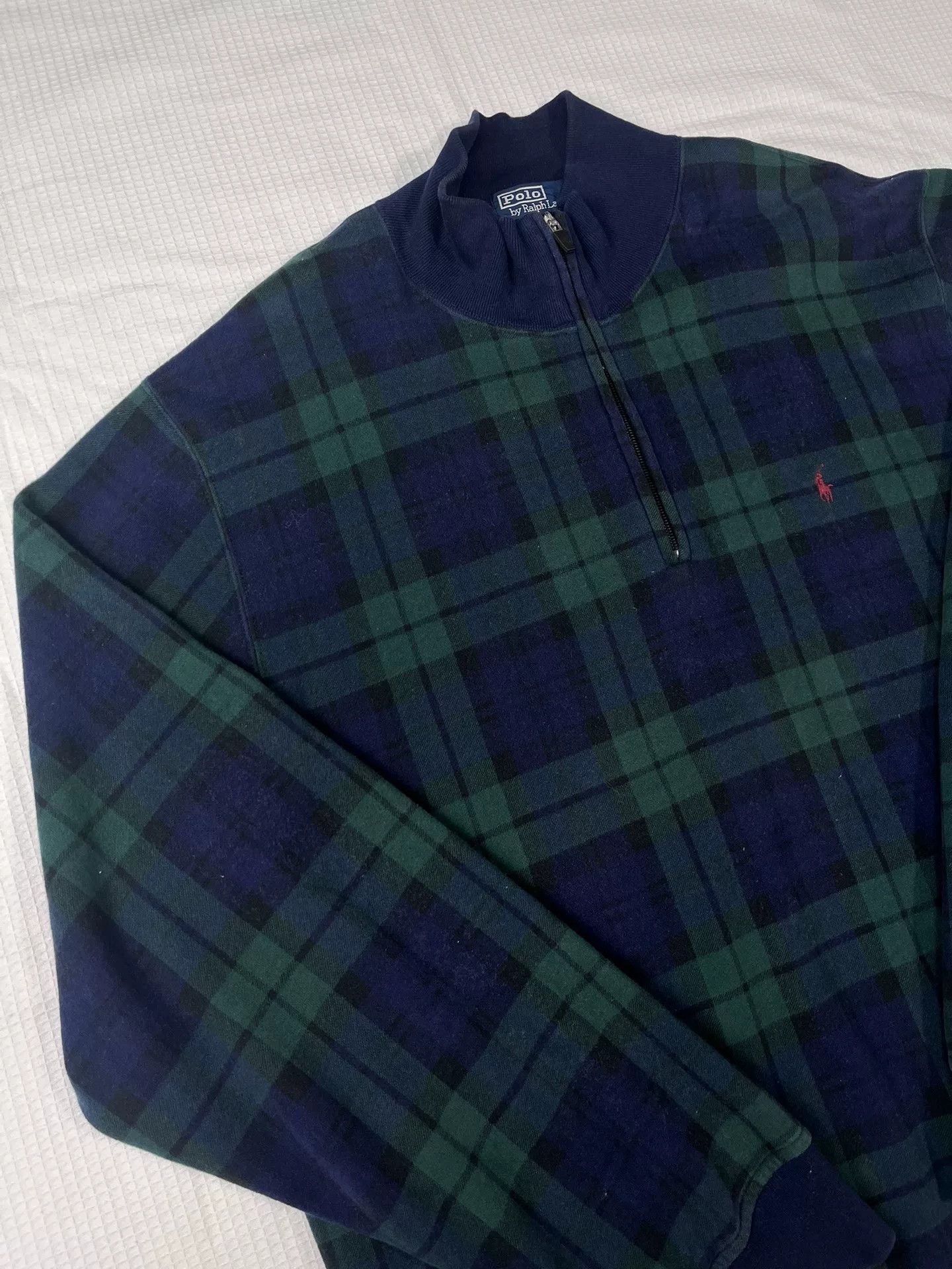 Vintage Vintage Ralph Lauren Cotton Polo Pullover Size US XL / EU 56 / 4 - 2 Thumbnail