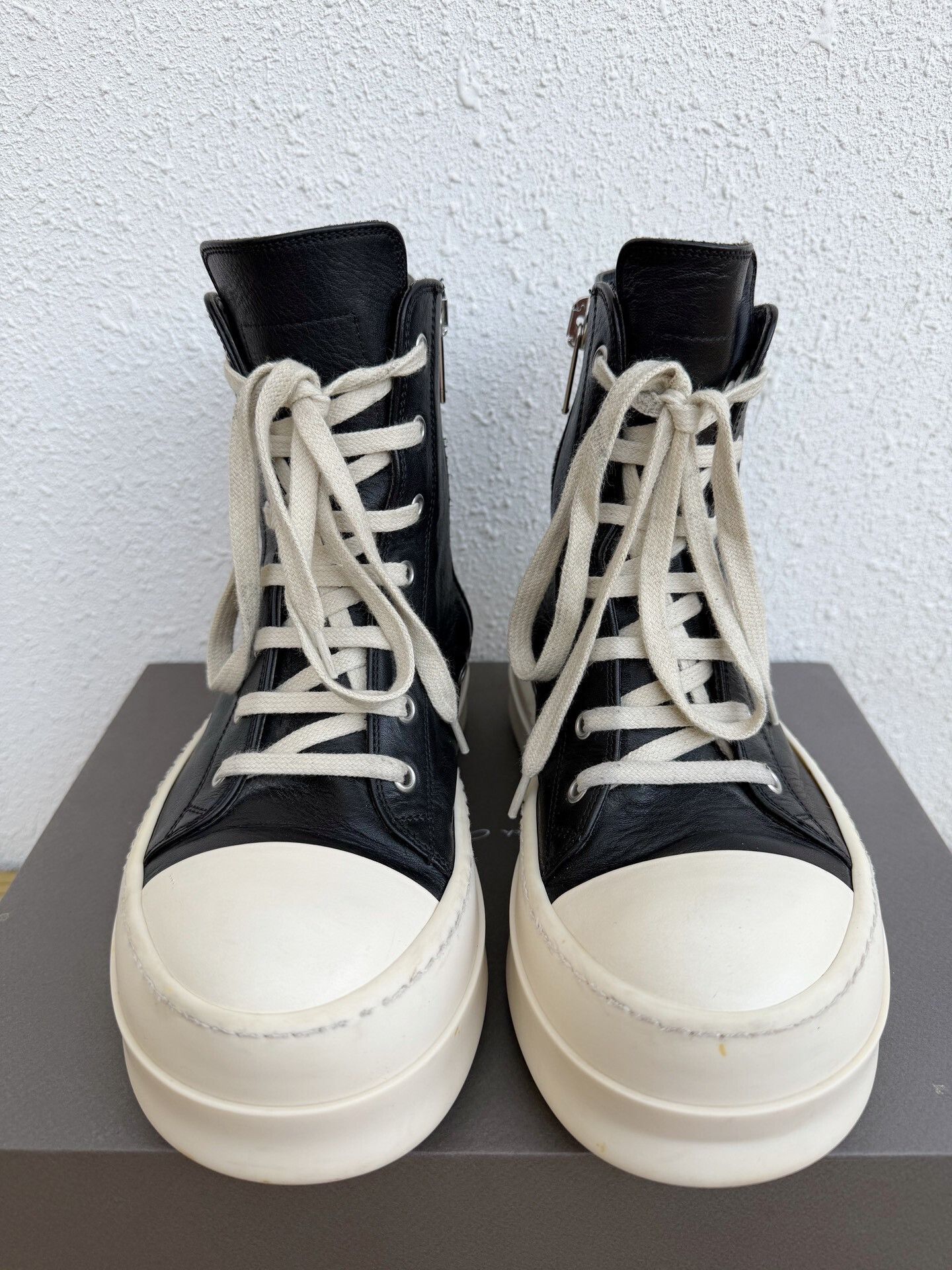 Rick Owens Rick Owens 25SS Thick Sole Leather Sneakers Size US 6 / IT 36 - 5 Thumbnail